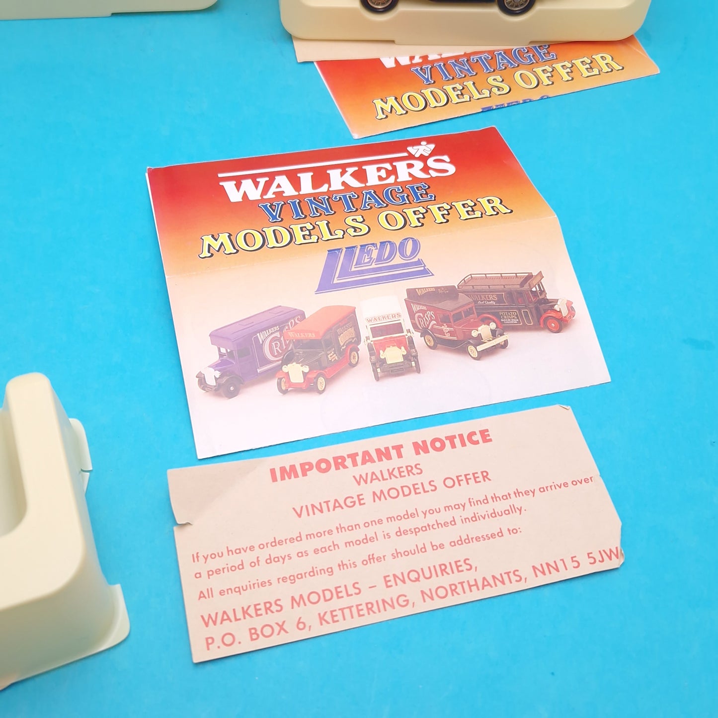 WALKERS LLEDO ☆ DAYS GONE BY Mail away cars x5 ☆ Vintage 90s Boxed