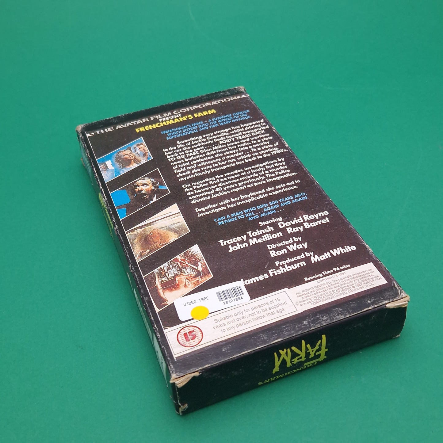 VHS Video ☆ FRENCHMANS FARM ☆ 80s Card Sleeve Horror 15 Vintage
