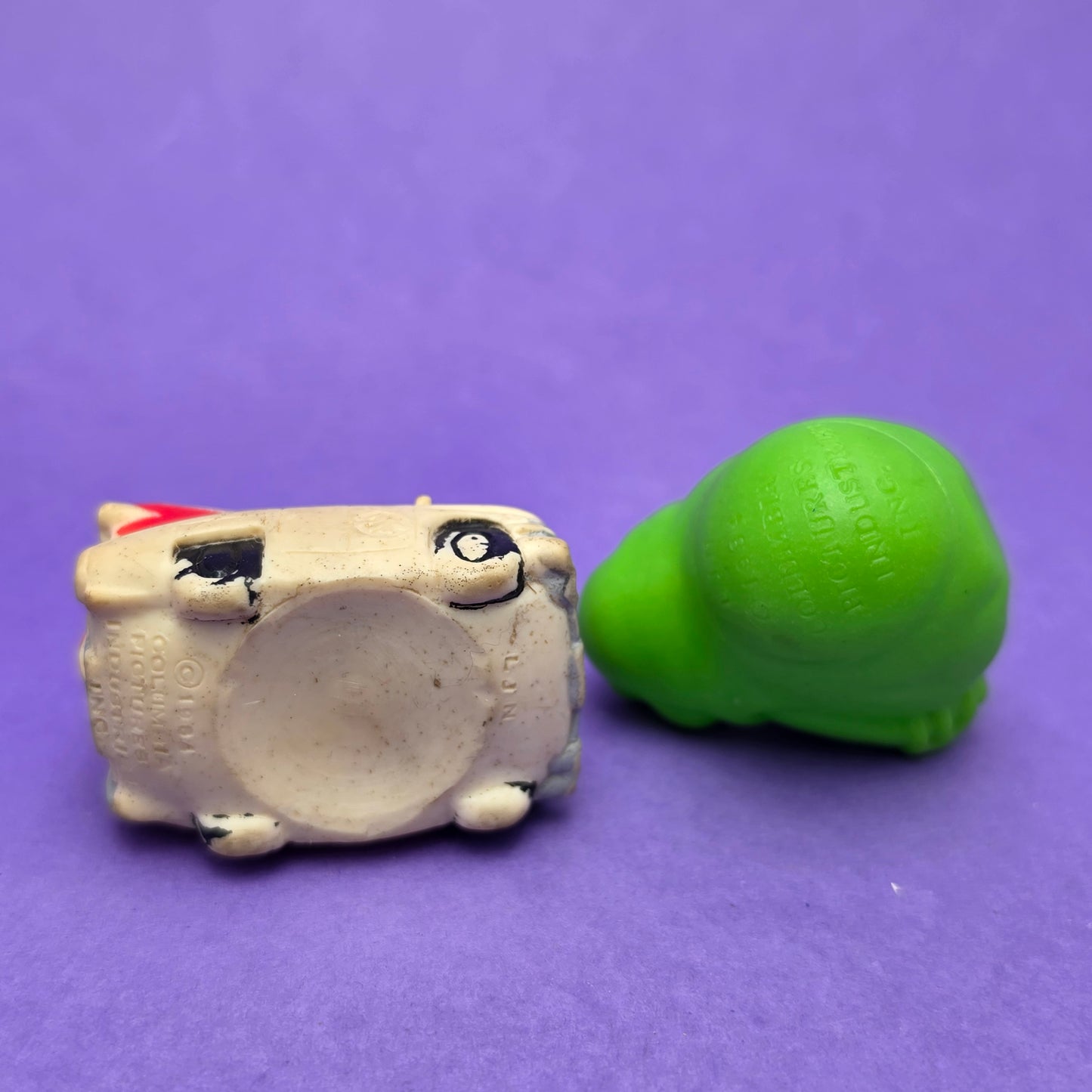 GHOSTBUSTERS ☆ SPITBALLS SLIMER GREEN GHOST ECTO1 ☆ Loose 80s Entertech Original