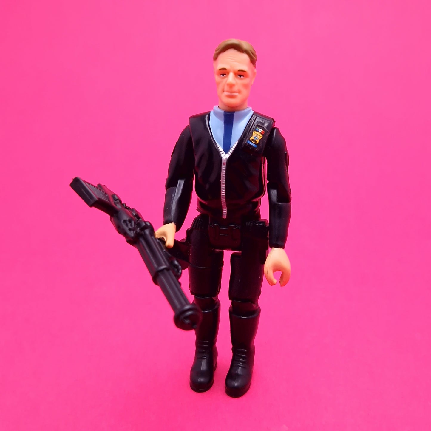 SPACE PRECINCT 2040 POLICE LIEUTENANT BROGAN Vintage Figure ☆ Original 90s Loose