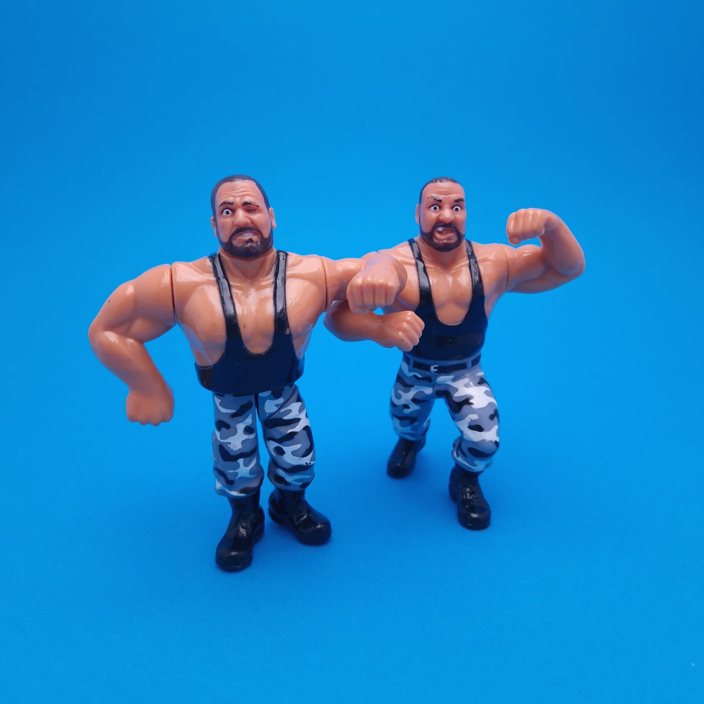 WWF HASBRO LUKE & BUTCH BUSHWACKERS Vintage Wrestling Figure ☆ Original 90s Series 2