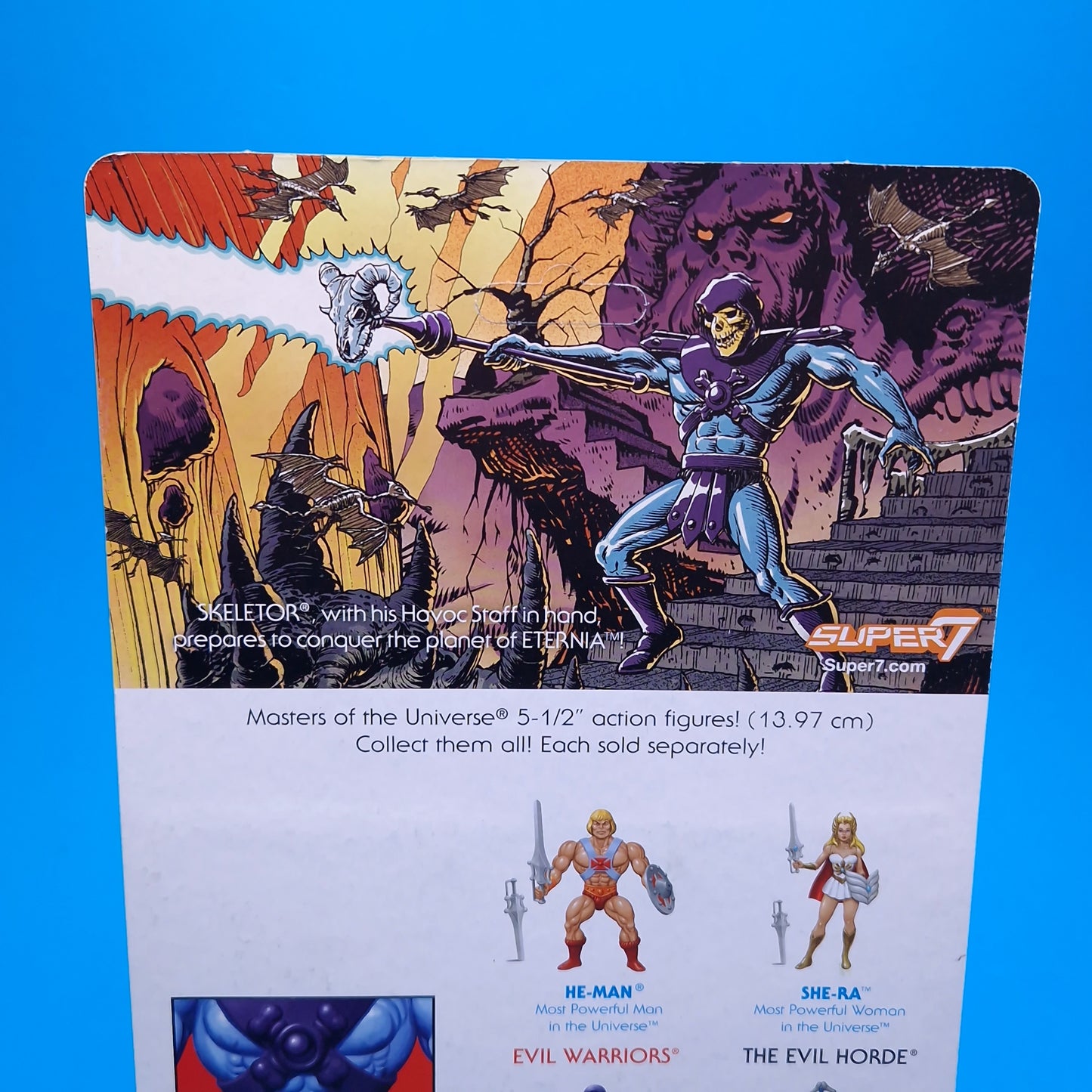 MASTERS OF THE UNIVERSE ☆ SKELETOR Figure ☆ Vintage collection Super7 Filmation MOTU Sealed