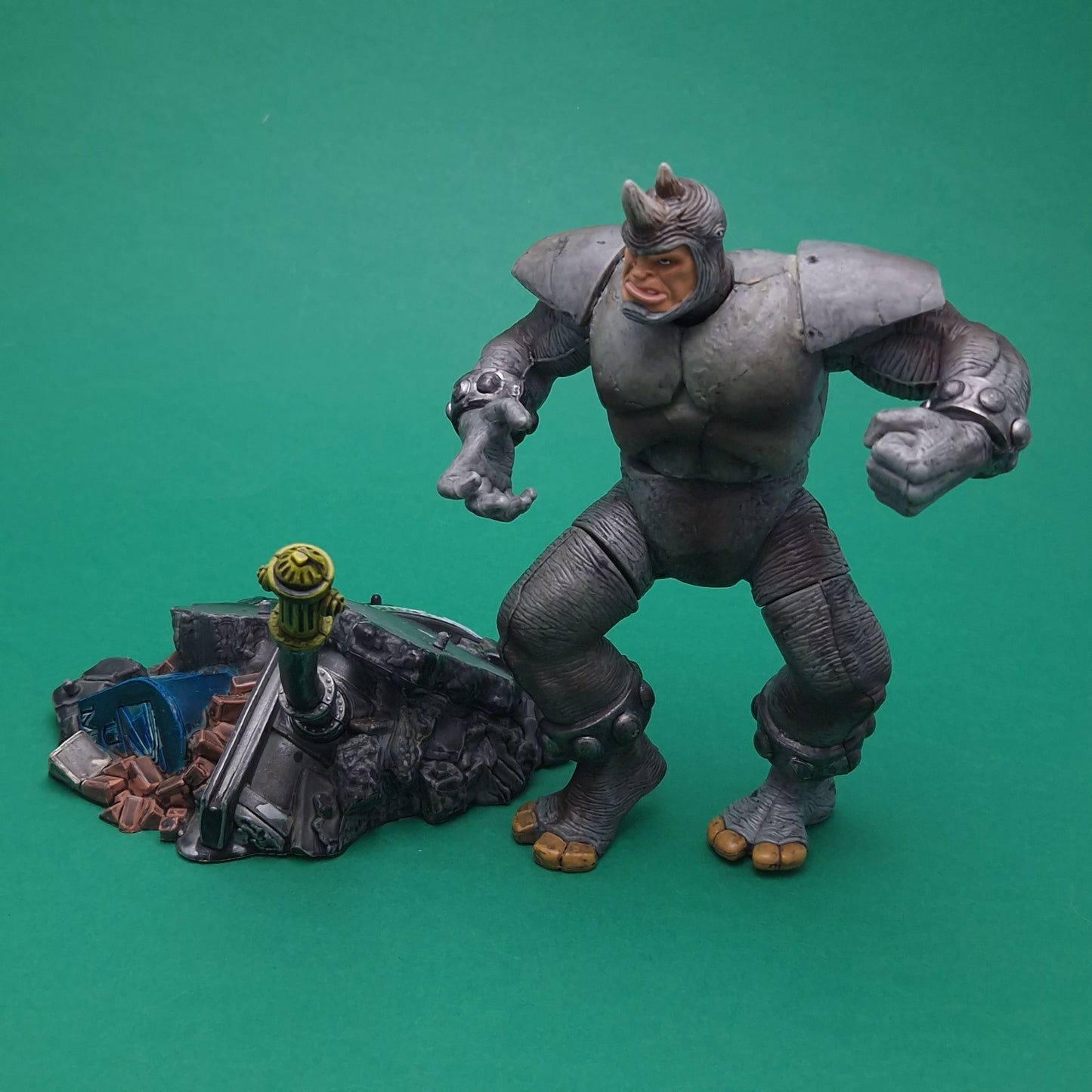 SPIDER-MAN CLASSICS ☆ Marvel legends RHINO Figure ☆ Vintage Original Toybiz 2001