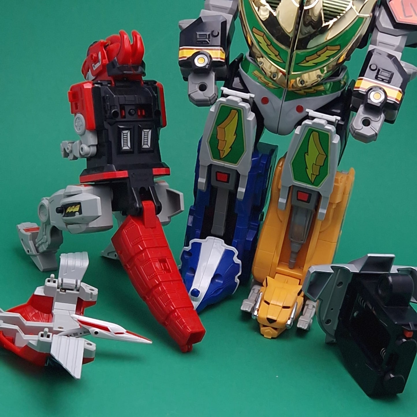 POWER RANGERS MMPR ☆ DELUXE MEGAZORD DRAGONZORD Bundle ☆ Original 90's Bandai