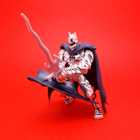 LEGENDS OF BATMAN  ☆ SILVER KNIGHT BATMAN DELUXE Action Figure ☆ Vintage Kenner