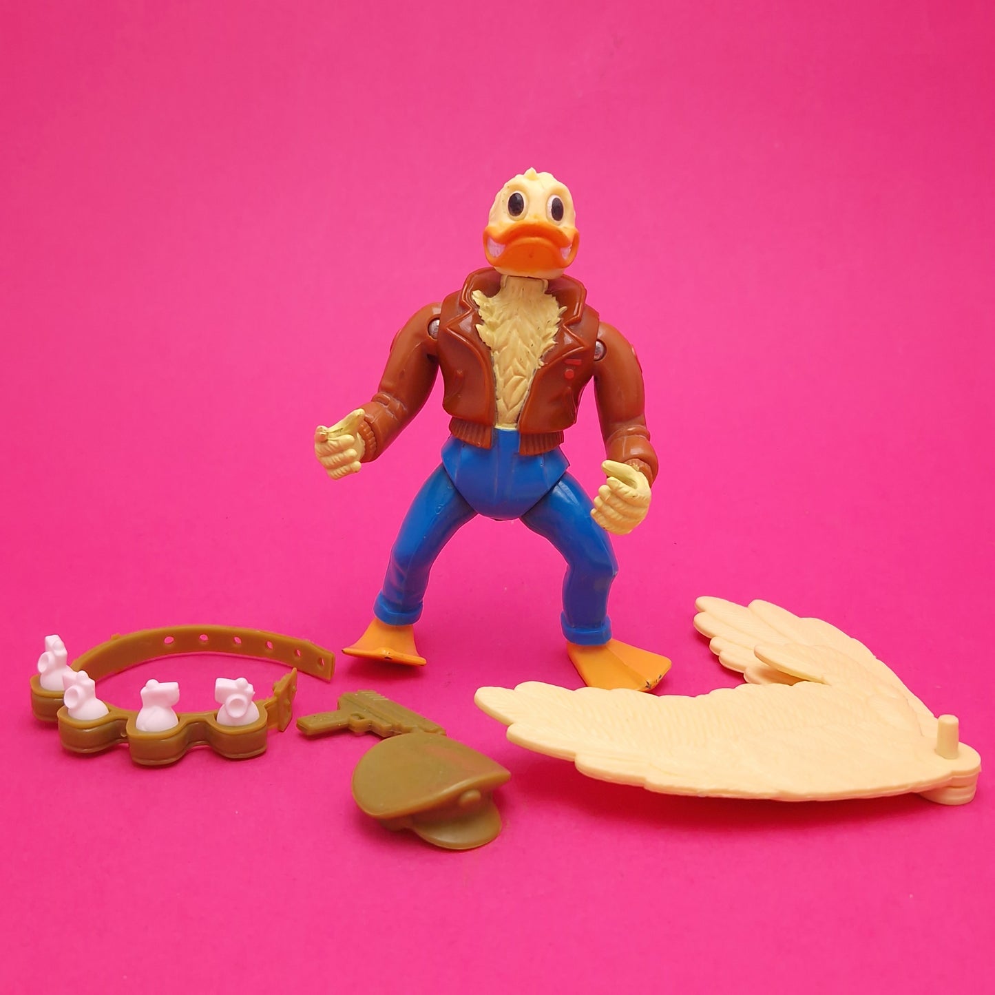 TEENAGE MUTANT NINJA TURTLES ☆ ACE DUCK Complete Vintage Action Figure ☆ 90s Loose