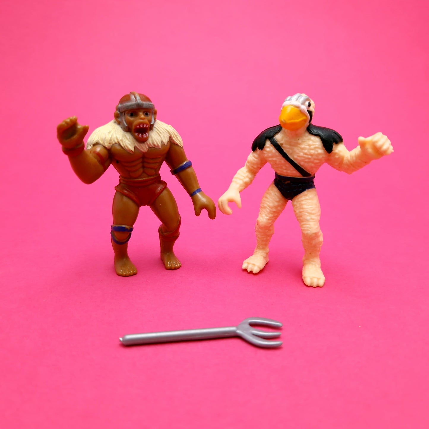 THUNDERCATS ☆ MONKIAN & VULTUREMAN miniatures Mini Figure ☆ Vintage Original 80s Loose