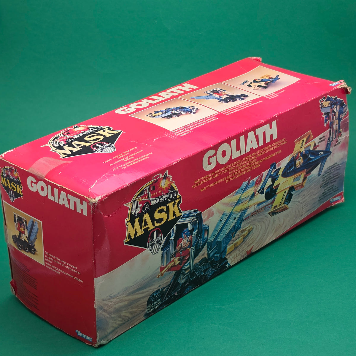 M.A.S.K ☆ GOLIATH Matt Trakker & Nevada ☆ BOXED Vintage MASK Kenner 80s