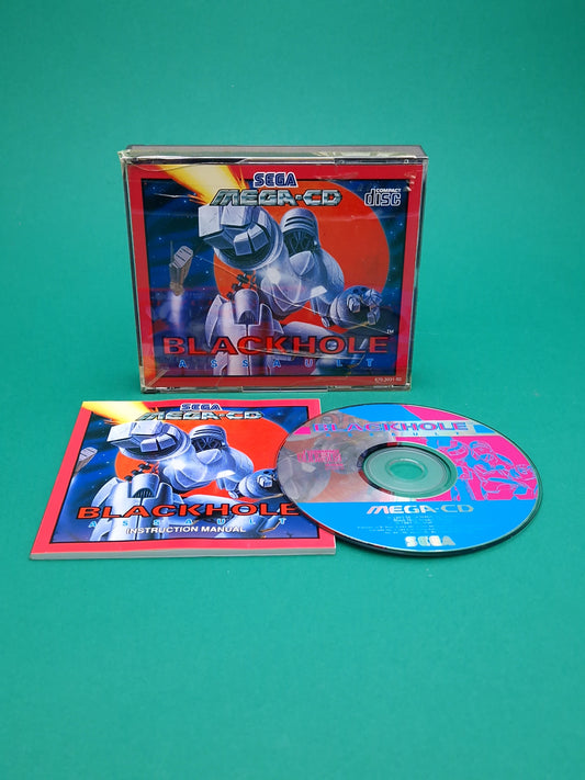 SEGA MEGA-CD ☆ BLACKHOLE ☆ Disc Vintage Retro Game Boxed & Complete PAL