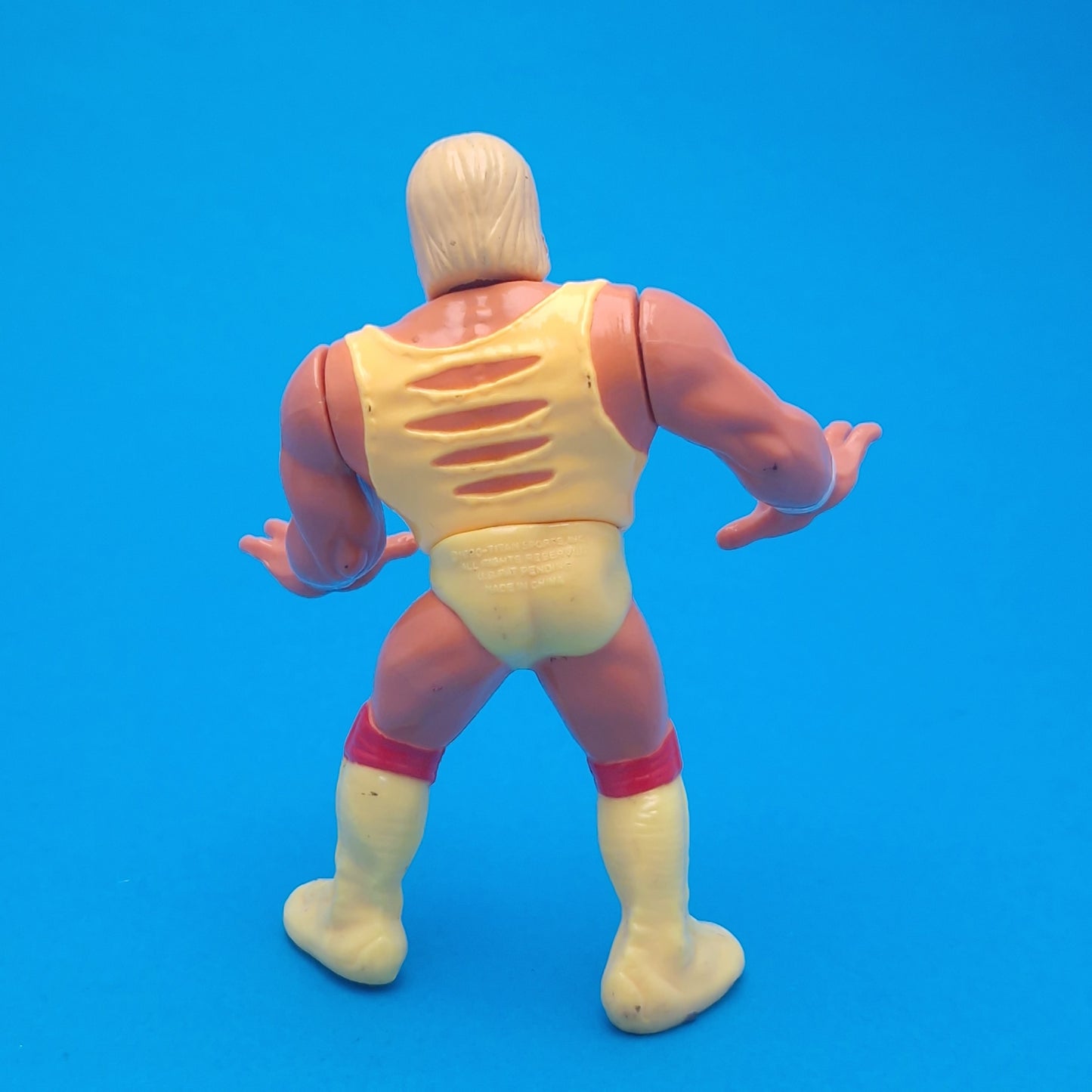 WWF HASBRO ☆ HULK HOGAN Vintage Wrestling Figure ☆ Original 90s Series 1 Bio Card