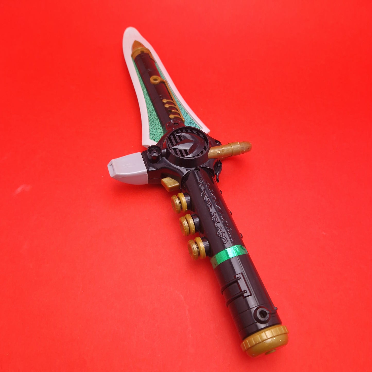 POWER RANGERS MMPR ☆ DRAGON DAGGER GREEN RANGER Working ☆ Vintage Bandai