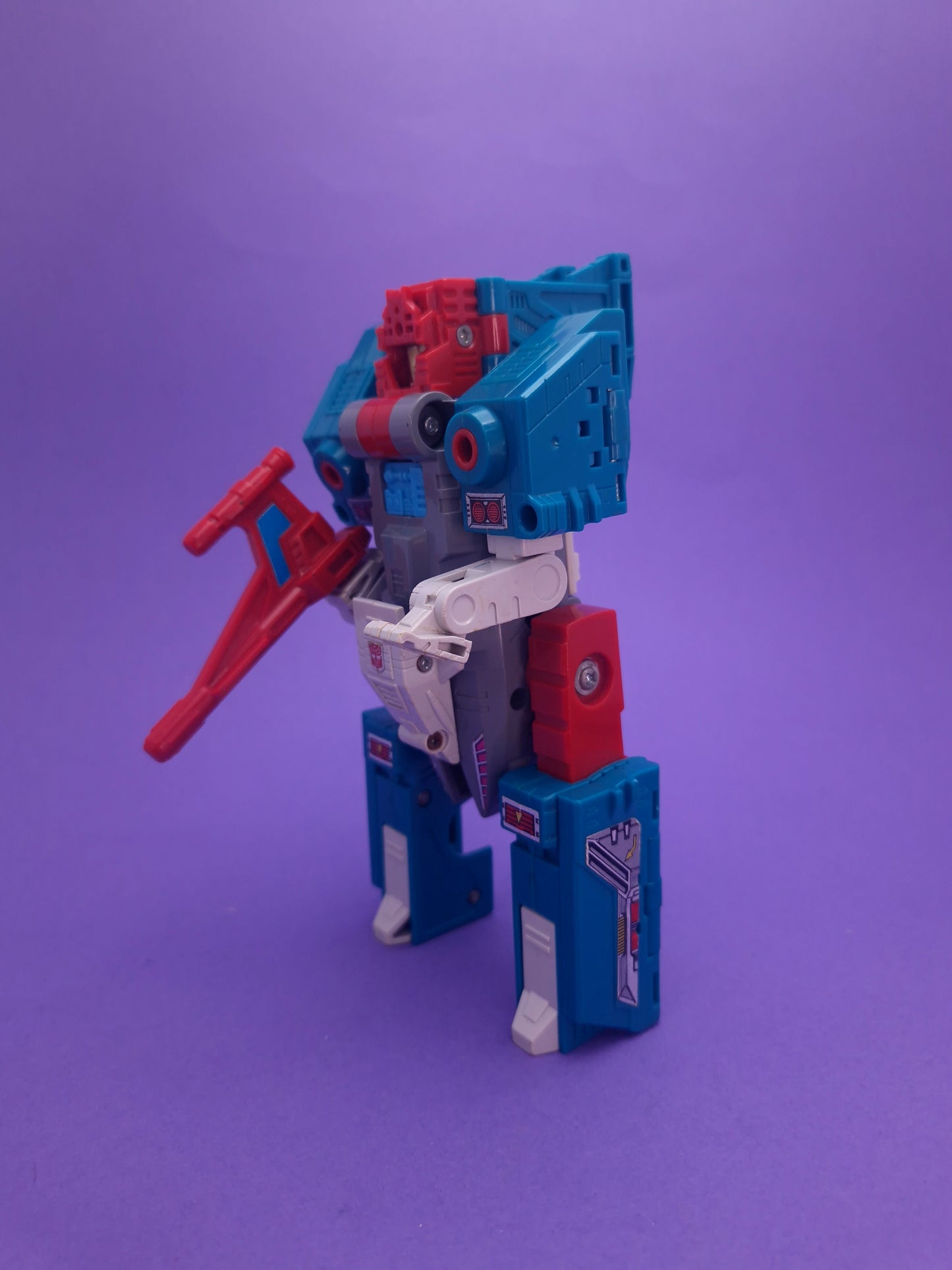 TRANSFORMERS G1 ☆ SIXCHANGER QUICK SWITCH Figure ☆ Card Robot Vintage Original 1987