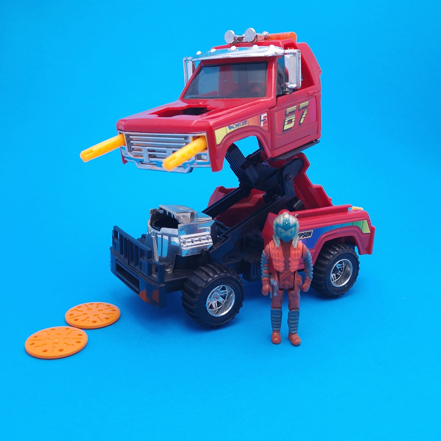 M.A.S.K ☆ WILDCAT Vehicle & Clutch Hawks ☆ Vintage MASK Kenner 80s