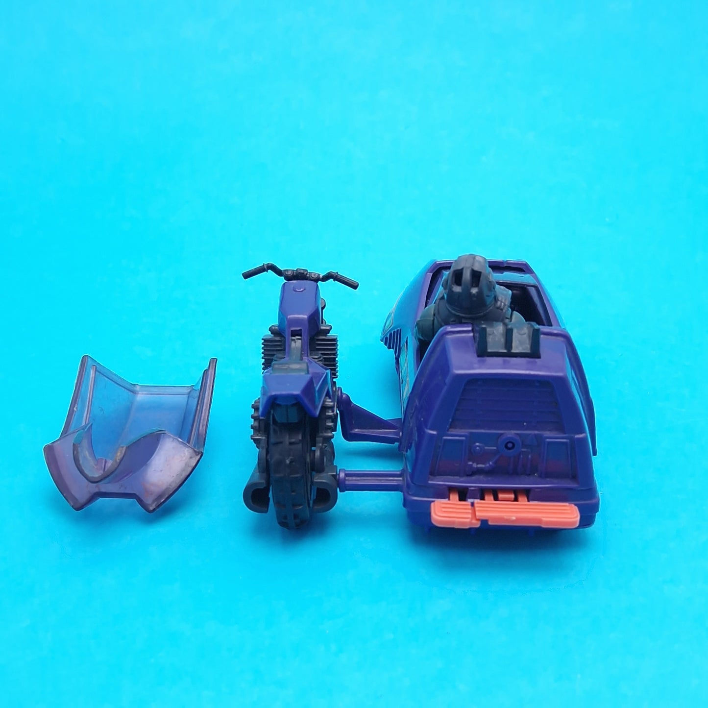 M.A.S.K ☆ PIRANHA SLY RAX Complete Vintage Figure Vehicle ☆ MASK Kenner 80s Loose