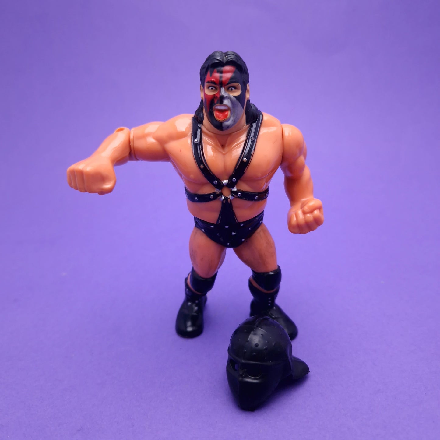 WWF HASBRO DEMOLITION CRUSH SMASH AX HELMETS Vintage Wrestling Figure ☆ 90s MASKS