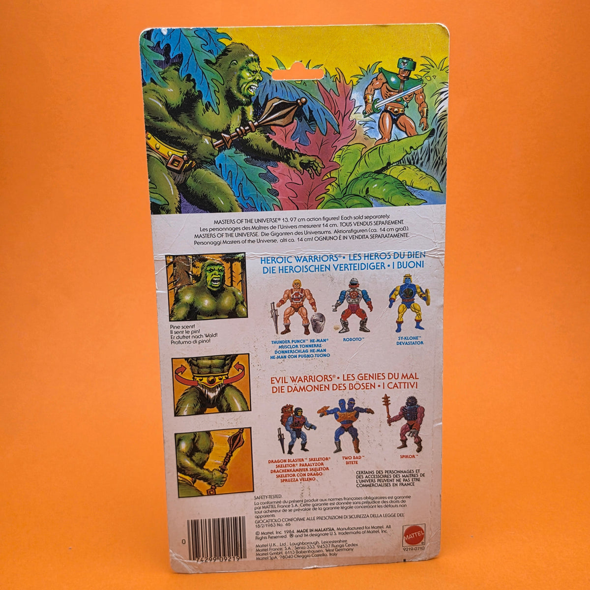 MASTERS OF THE UNIVERSE ☆ MOSSMAN Card Vintage Figure ☆ MOTU 80s Mattel