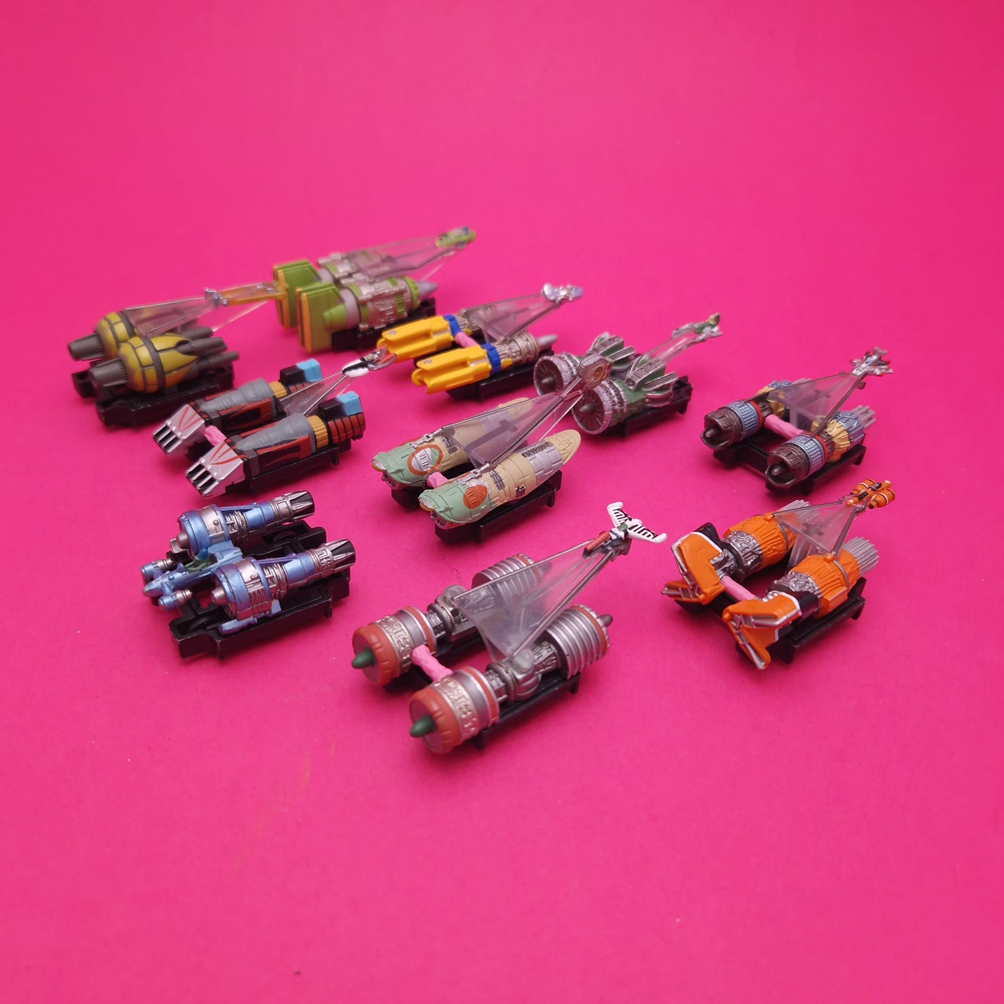 MICRO MACHINES STAR WARS POD RACERS BUNDLE x10 Vintage ☆ 90s Original Galoob