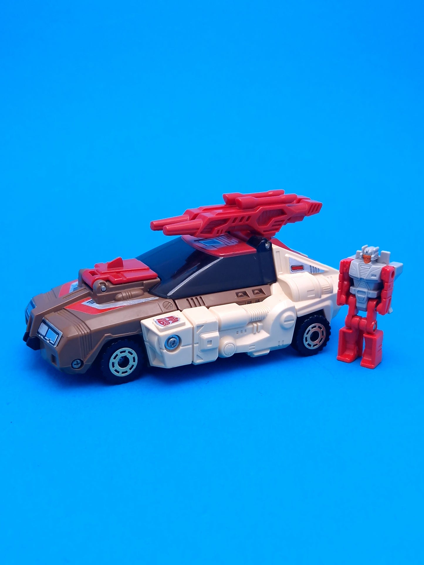 TRANSFORMERS G1 ☆ HEADMASTER CHROMEDOME & STYLOR Figure ☆ Robot Vintage Original 1987