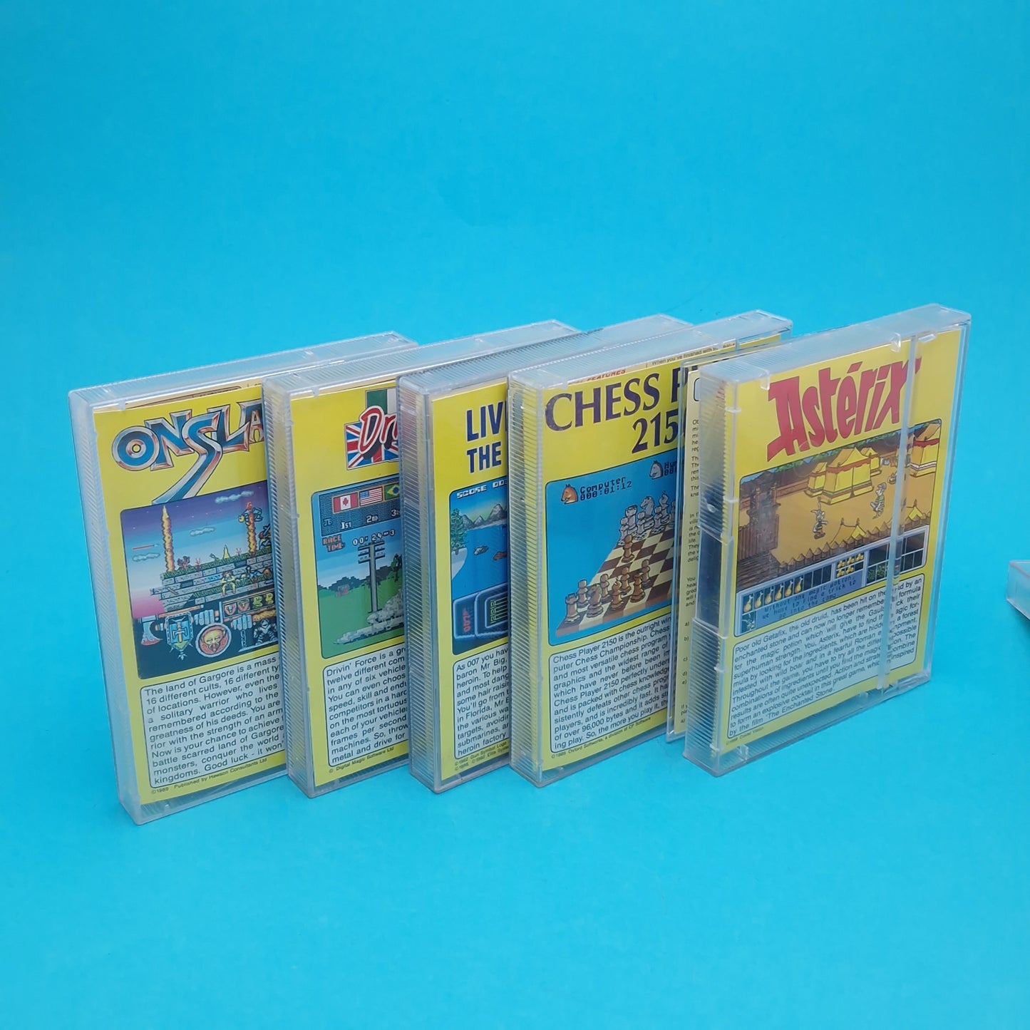 AMIGA ☆ ARCADE ACTION SILICA COLLECTION of 10 ☆ Asterix Rick Dangerous Vintage Retro Game Original