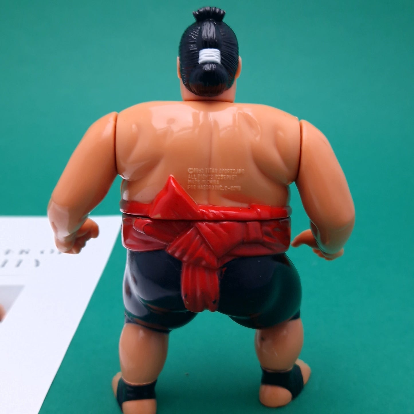 WWF HASBRO ☆ YOKOZUNA Figure Signed Autograph Signature CERT COA ☆ Original 90s Series 8