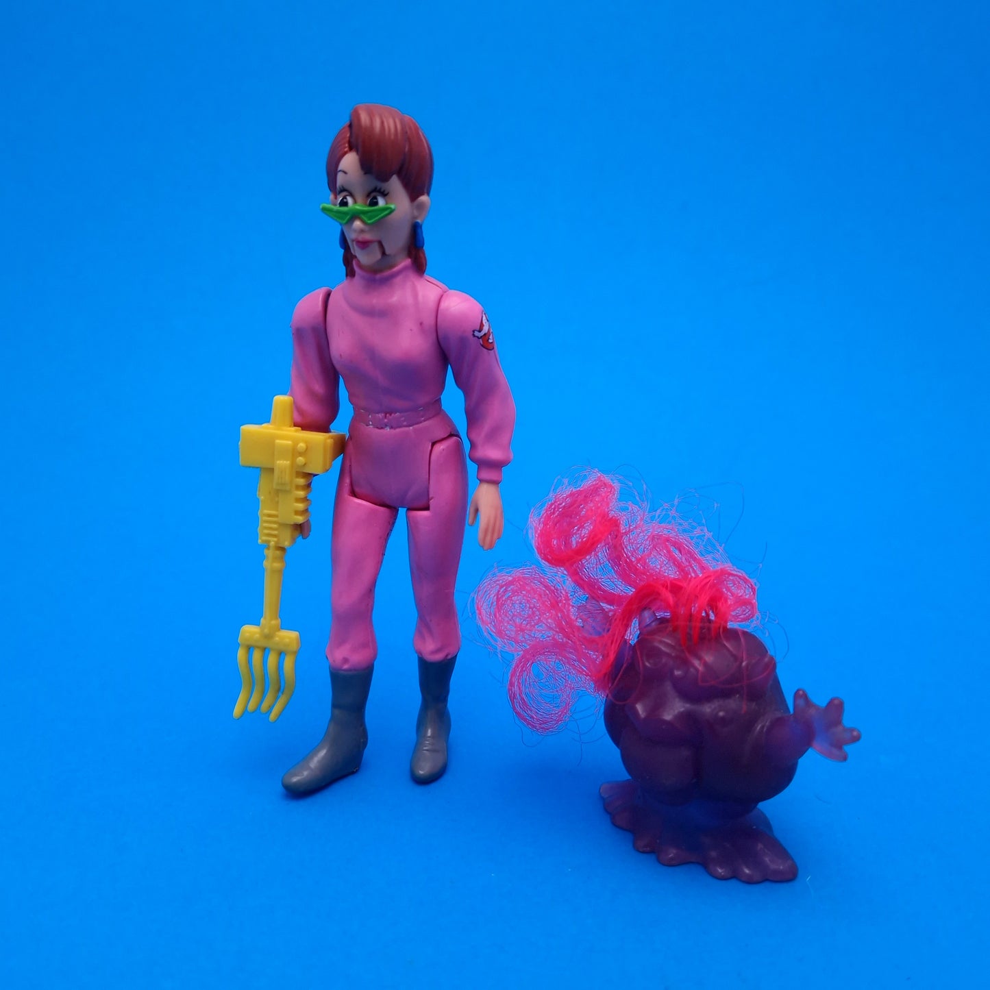 GHOSTBUSTERS ☆ JANINE MELNITZ FRIGHT FEATURES Vintage Figure ☆ Loose 80s Kenner