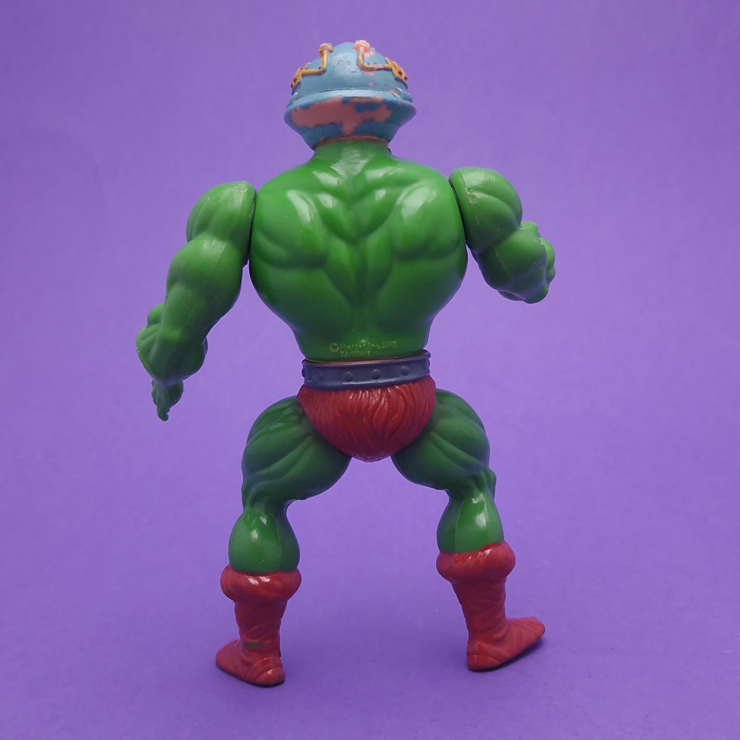 MASTERS OF THE UNIVERSE ☆ MEGALASER & MAN AT ARMS Vintage Figure ☆ MOTU Loose 80s Mattel Original