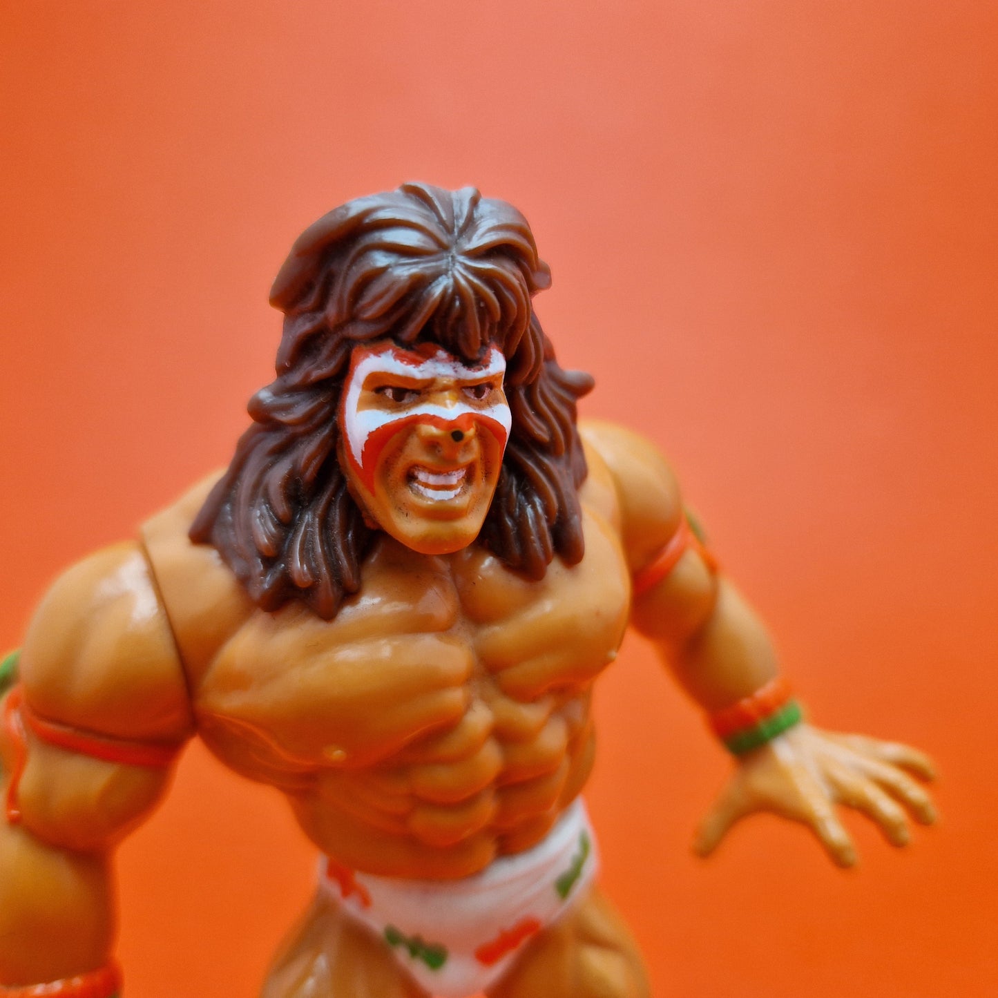 WWF HASBRO ☆ ULTIMATE WARRIOR Vintage Wrestling Figure ☆ Original 90s Series 2