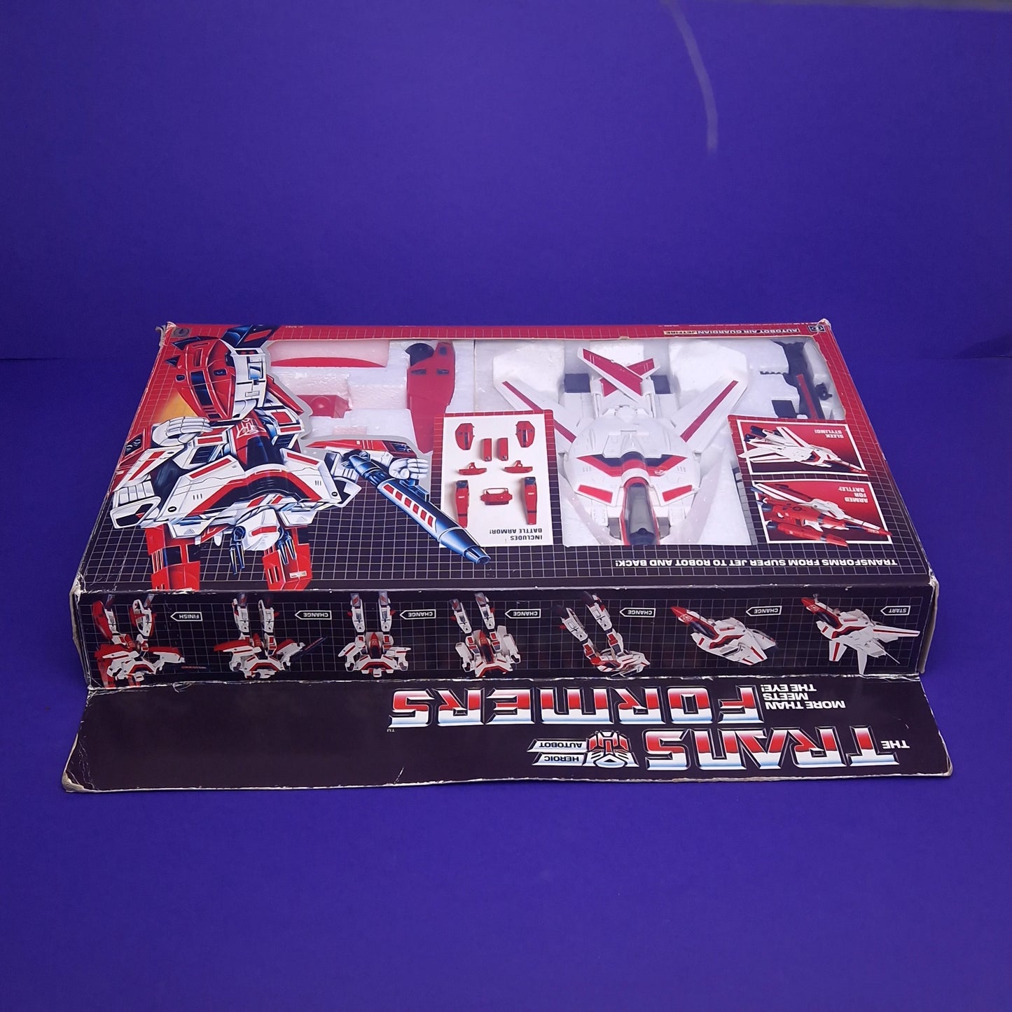 TRANSFORMERS G1 ☆ JETFIRE Autobot Plane Figure BOXED ☆ 1985 Robot Vintage Hasbro