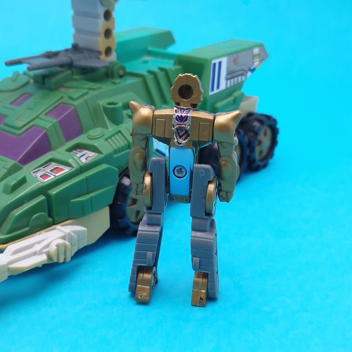 TRANSFORMERS G1 ☆ ROADBLOCK PRETENDERS Figure ☆ Robot Vintage Original 1989
