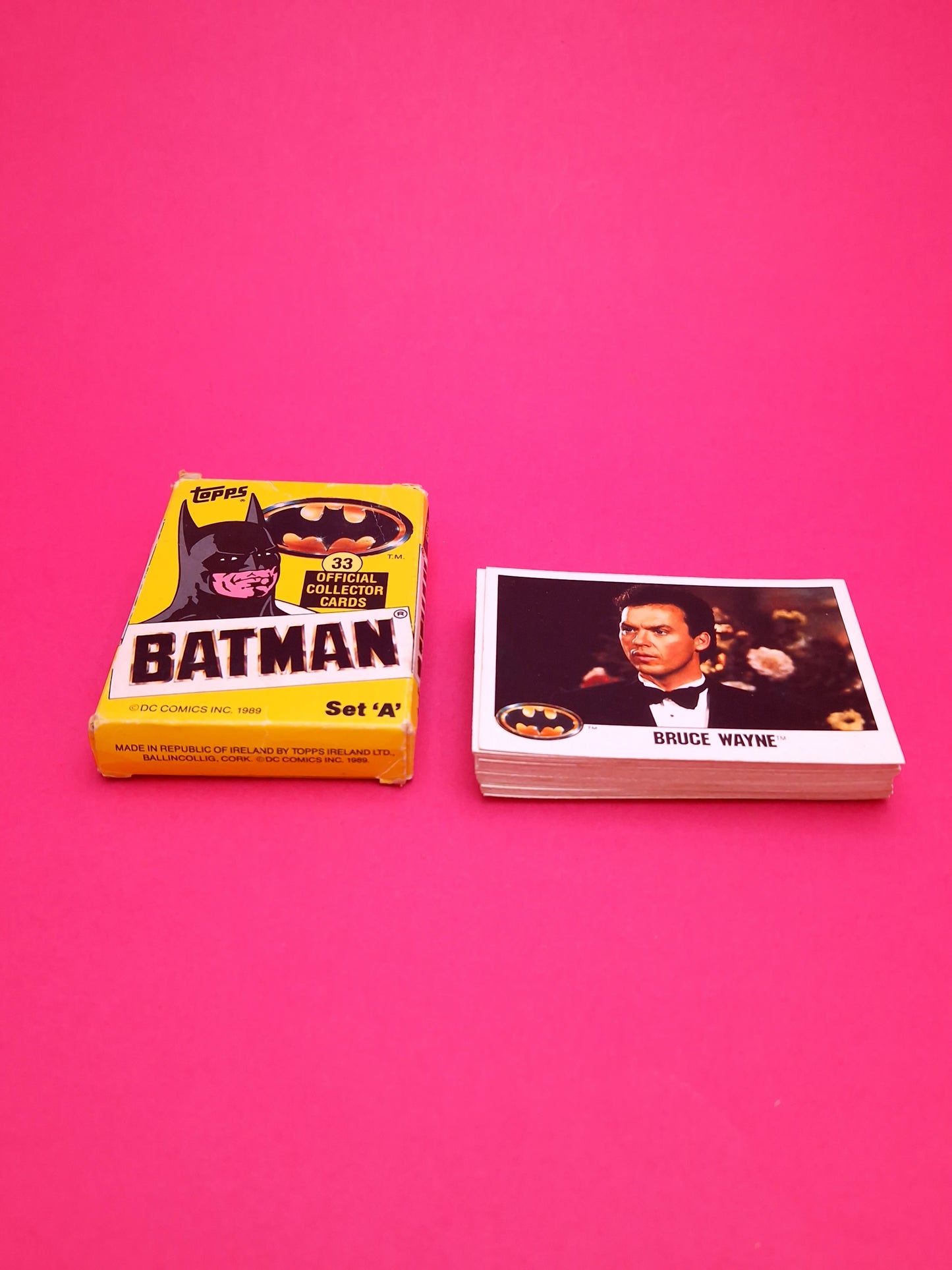 TOPPS ☆ BATMAN 1989 OFFICIAL COLLECTOR CARDS Set A ☆ Vintage