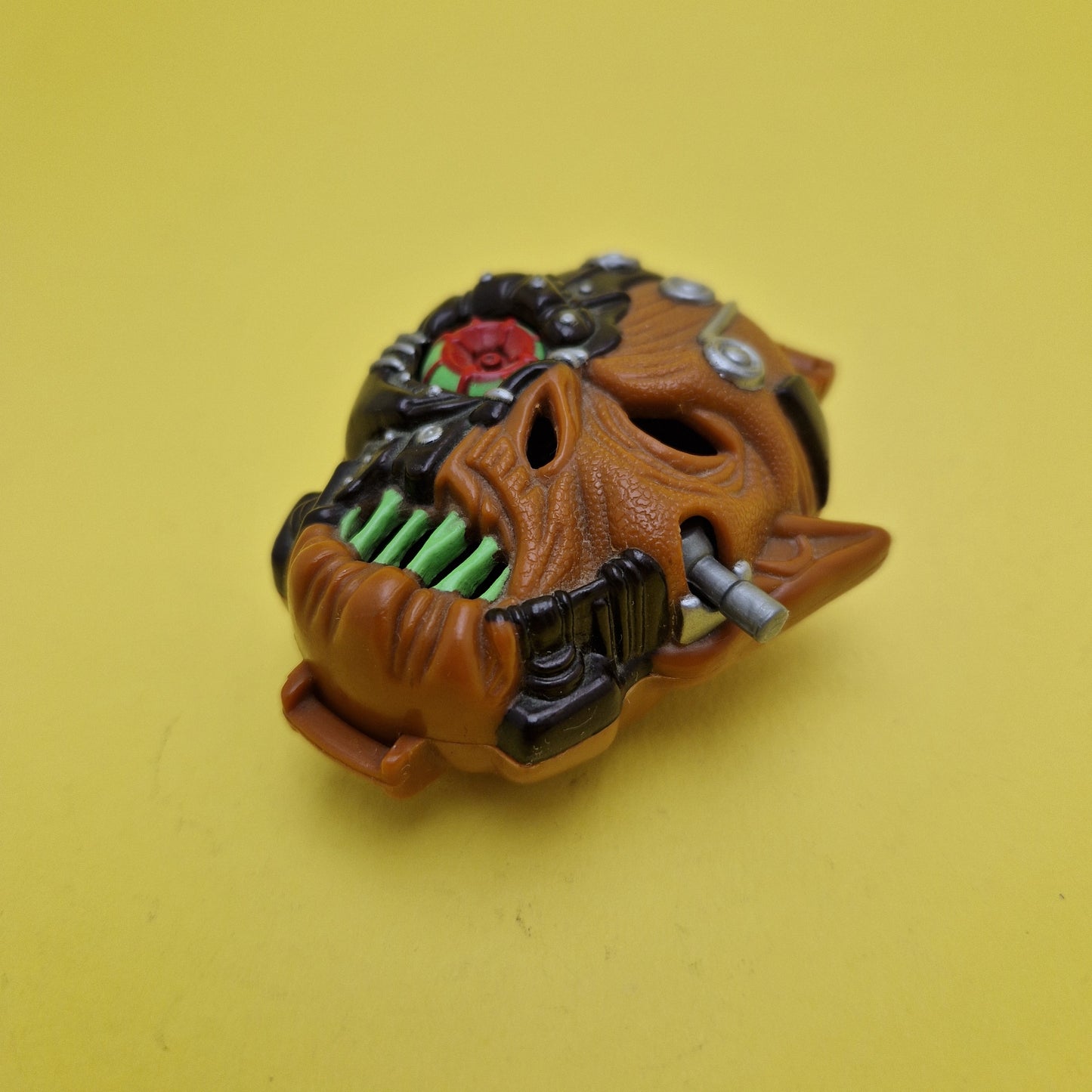 MIGHTY MAX ☆ SKULL WARRIOR Horror Heads Vintage Figure Playset ☆ Complete