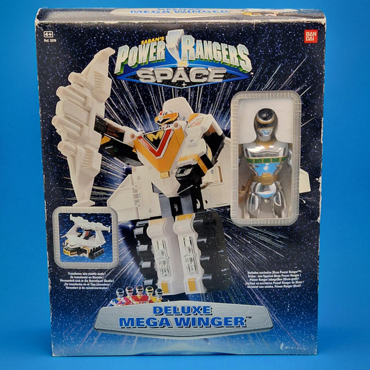 POWER RANGERS IN SPACE ☆ DELUXE MEGA WINGER Boxed ☆ Vintage Bandai 1998