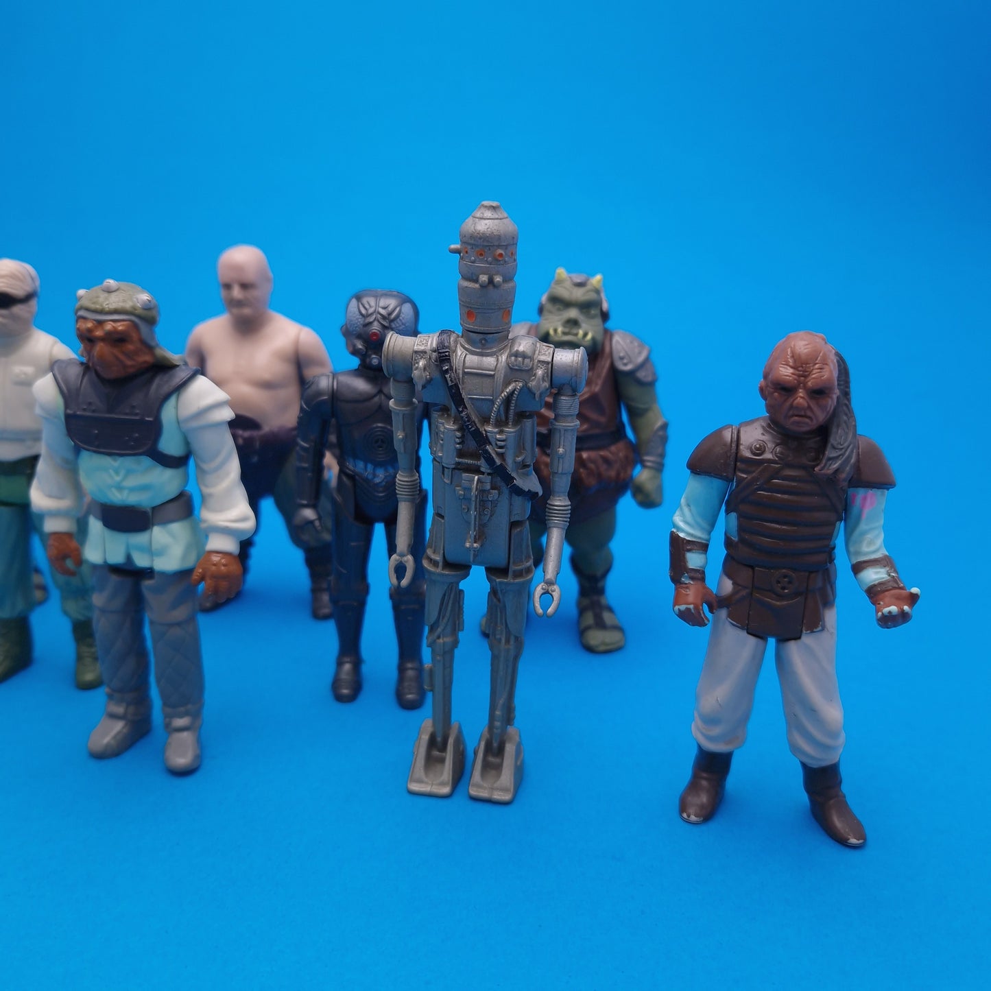 STAR WARS VINTAGE ☆ 9x BUNDLE JABBAS Palace Figures ☆ Kenner 80s ROTJ