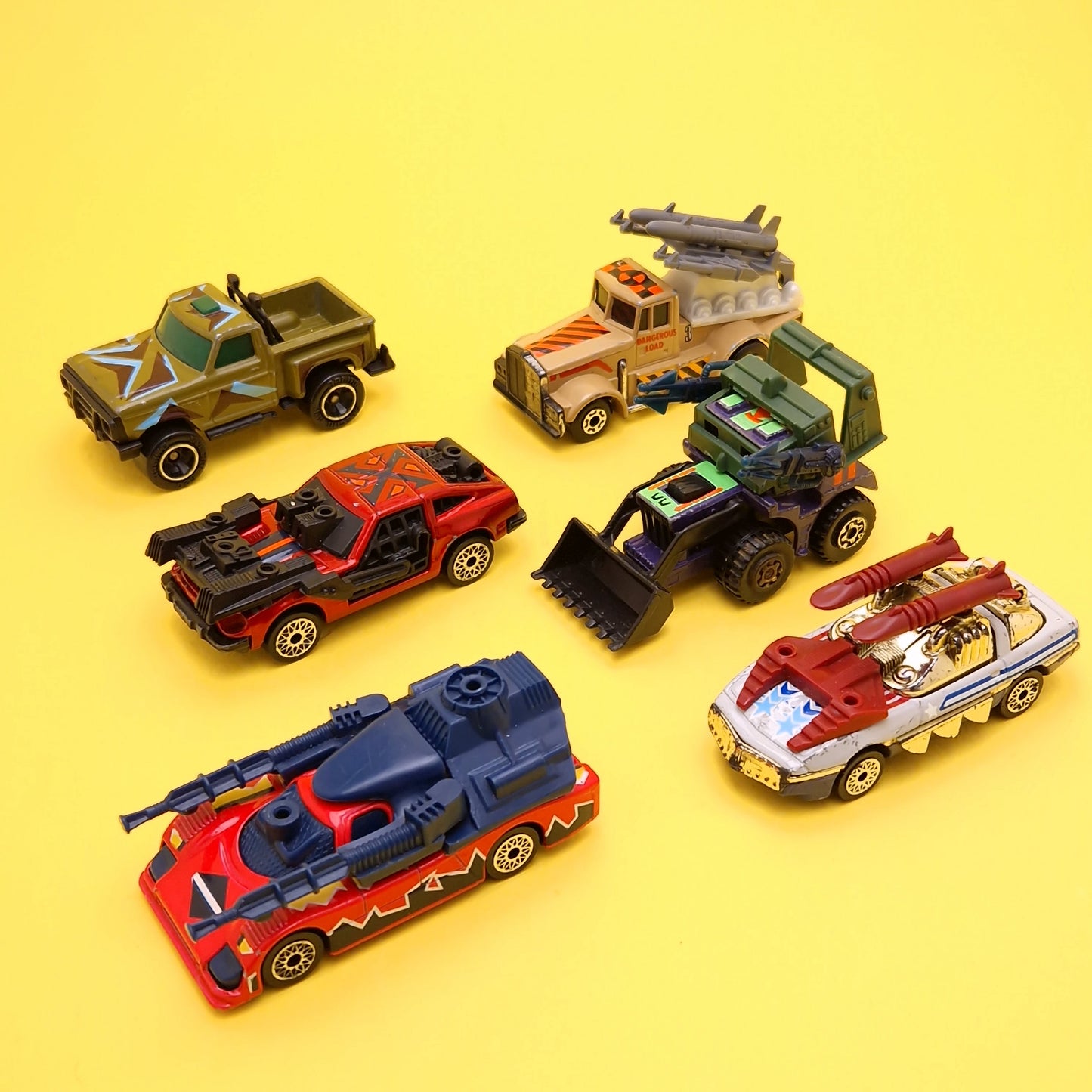 TURBO FORCE ☆ ROAD BLASTERS Bundle Cars x6 Thunder Gunner ☆ Vintage Matchbox 80's
