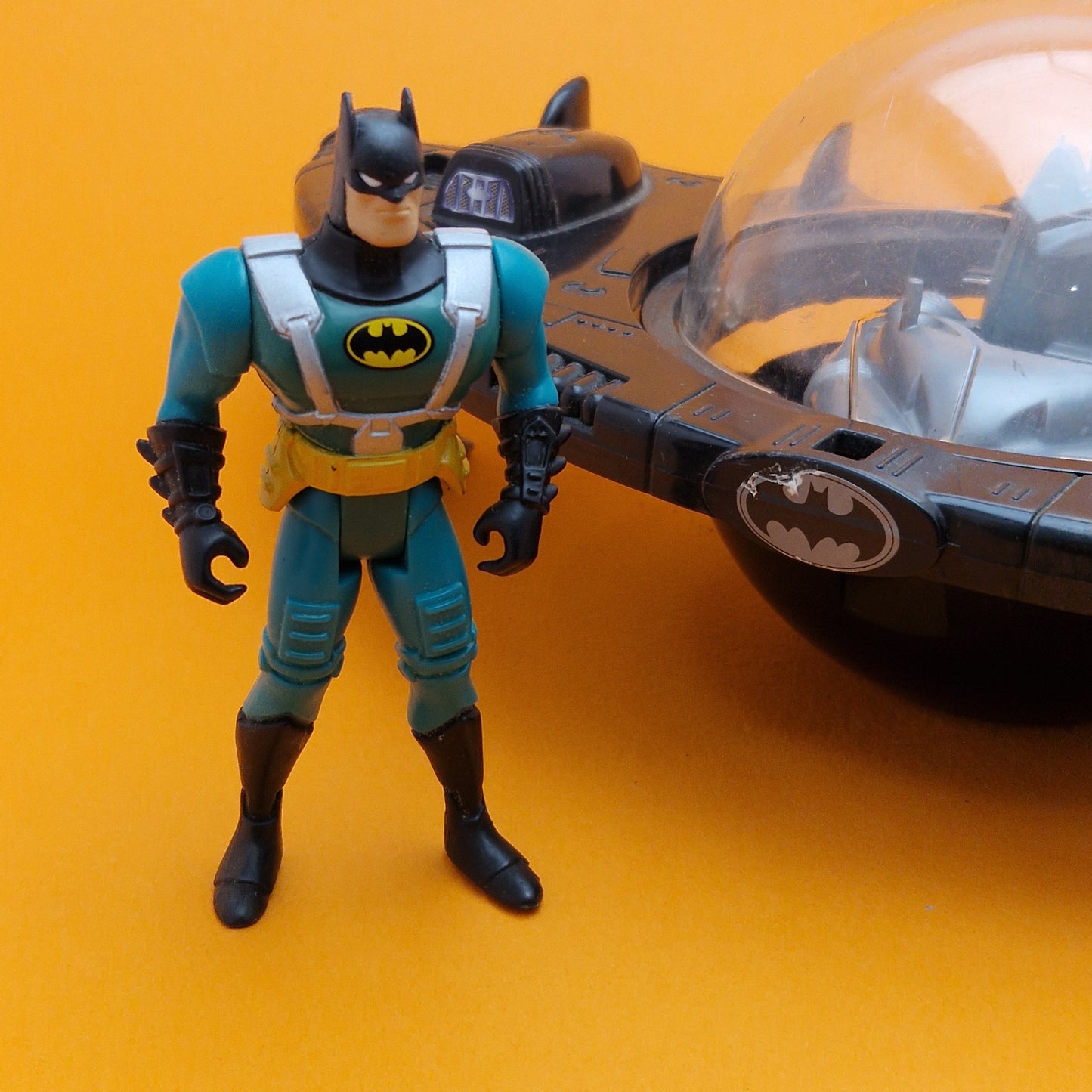 BATMAN & ROBIN ADVENTURES ☆ NIGHT SPHERE Vehicle Figure ☆ Original Kenner Loose