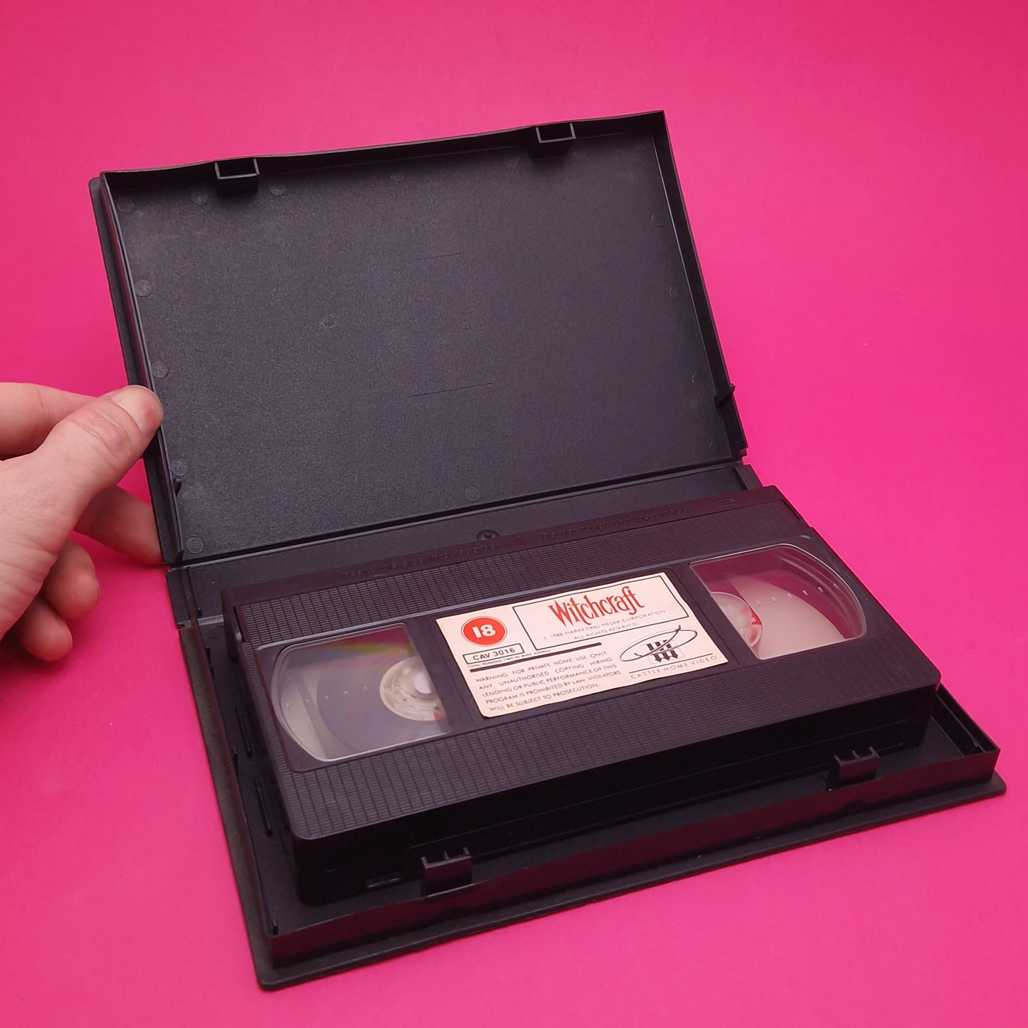 VHS Video ☆ WITCHCRAFT ☆ 80s Big Box Ex Rental Vintage 18