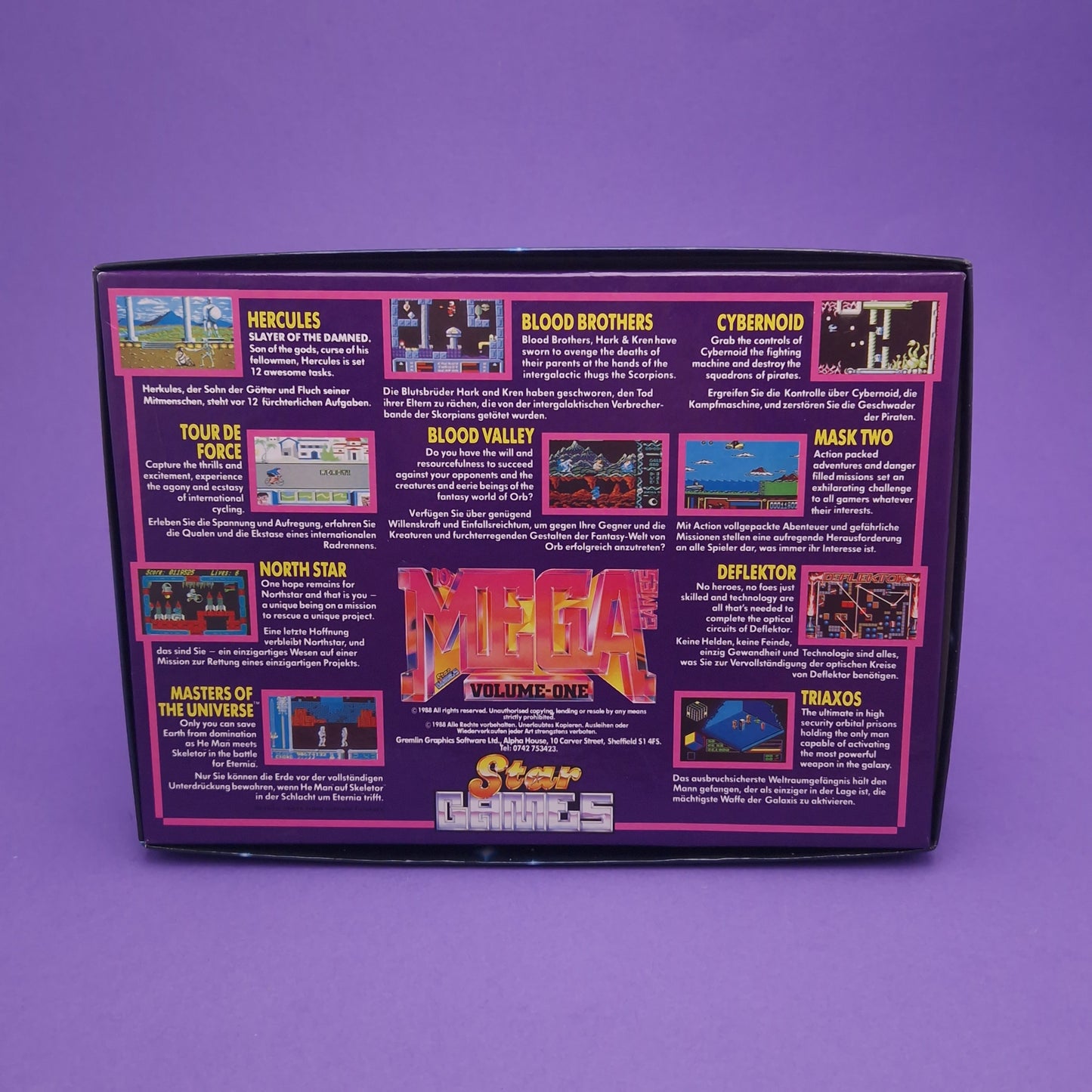 AMSTRAD ☆ MEGA VOLUME ONE 1 ☆ With M.A.S.K 2, MOTU NORTHSTAR & More Vintage Retro Game Boxed & Complete