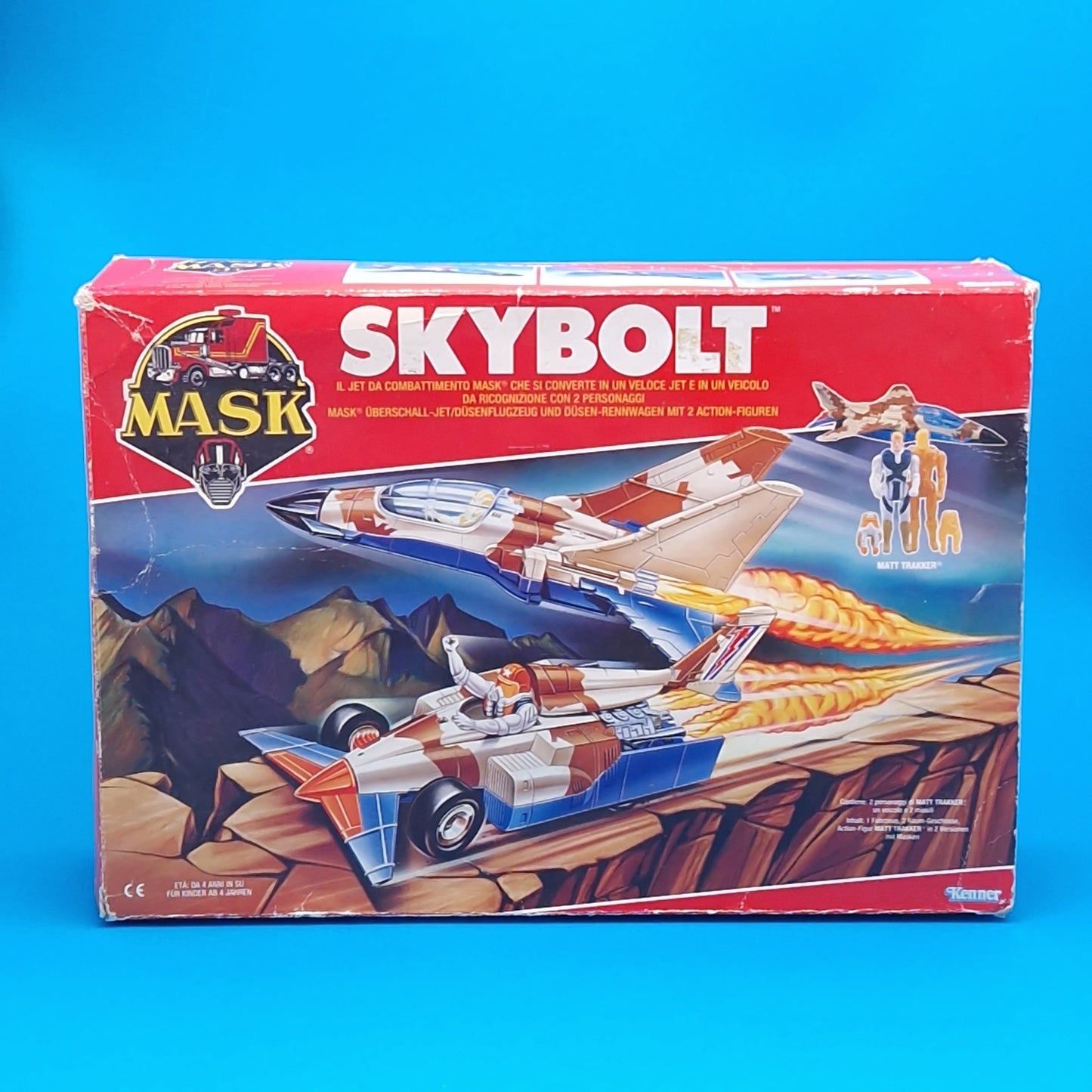 M.A.S.K ☆ SKYBOLT Split Seconds Matt Trakker ☆ BOXED Vintage MASK Kenner 80s