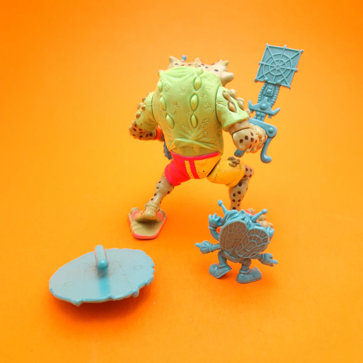 TEENAGE MUTANT NINJA TURTLES ☆ NAPOLEON BONAFROG Vintage Action Figure ☆ 90s Loose