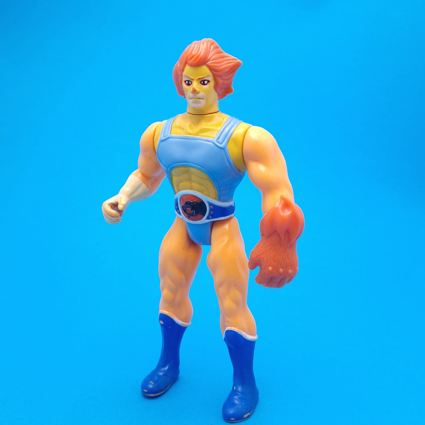 THUNDERCATS ☆ ORANGE HAIR Variant LION O Action Figure ☆ Vintage LJN Original 80s Loose Liono