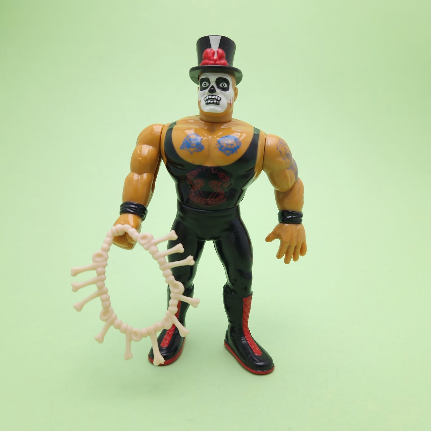 WWF HASBRO ☆ PAPA SHANGO BONES Vintage Wrestling Figure ☆ Series 6 90s Loose
