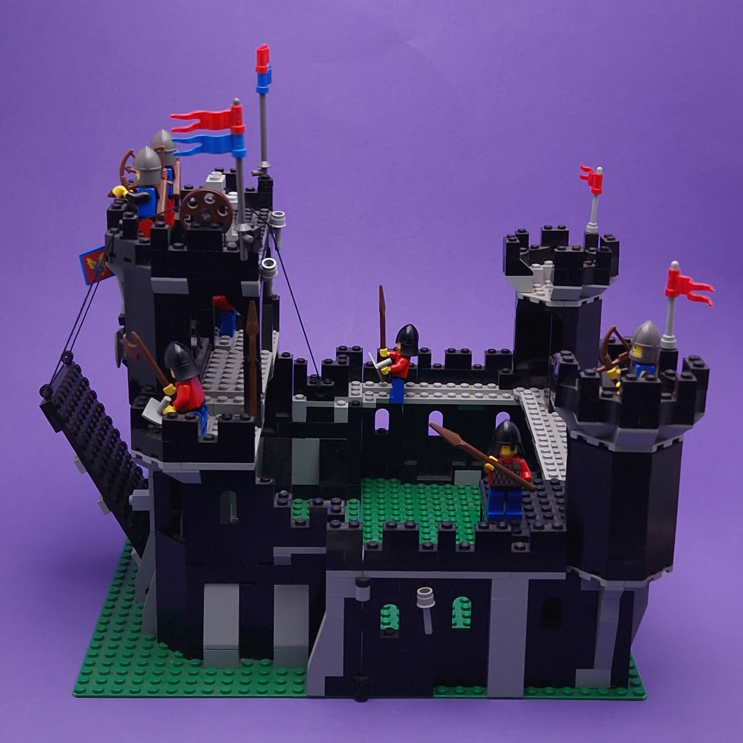 LEGO ☆ 6085 BLACK MONARCHS CASTLE KNIGHTS Mini Figure ☆ 80s