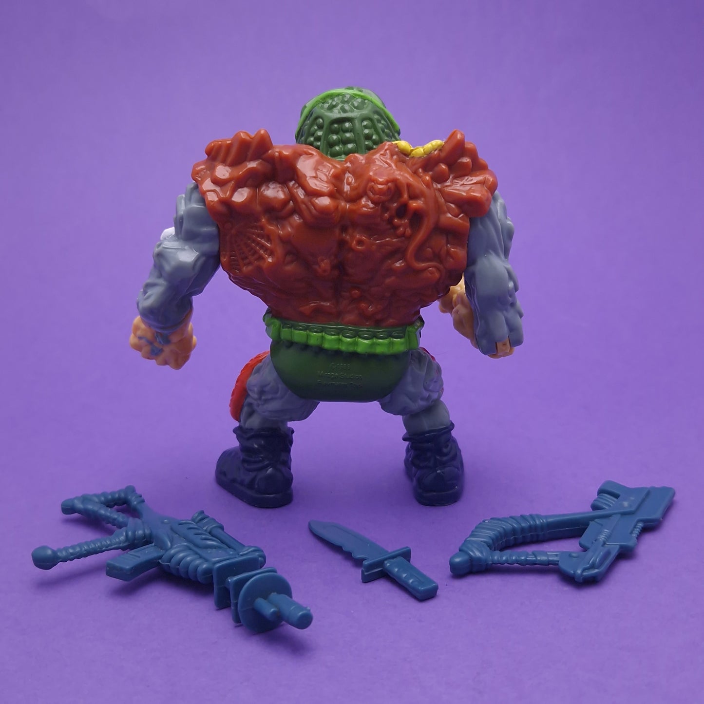 TEENAGE MUTANT NINJA TURTLES ☆ GENERAL TRAGG Complete Vintage Action Figure ☆ Loose