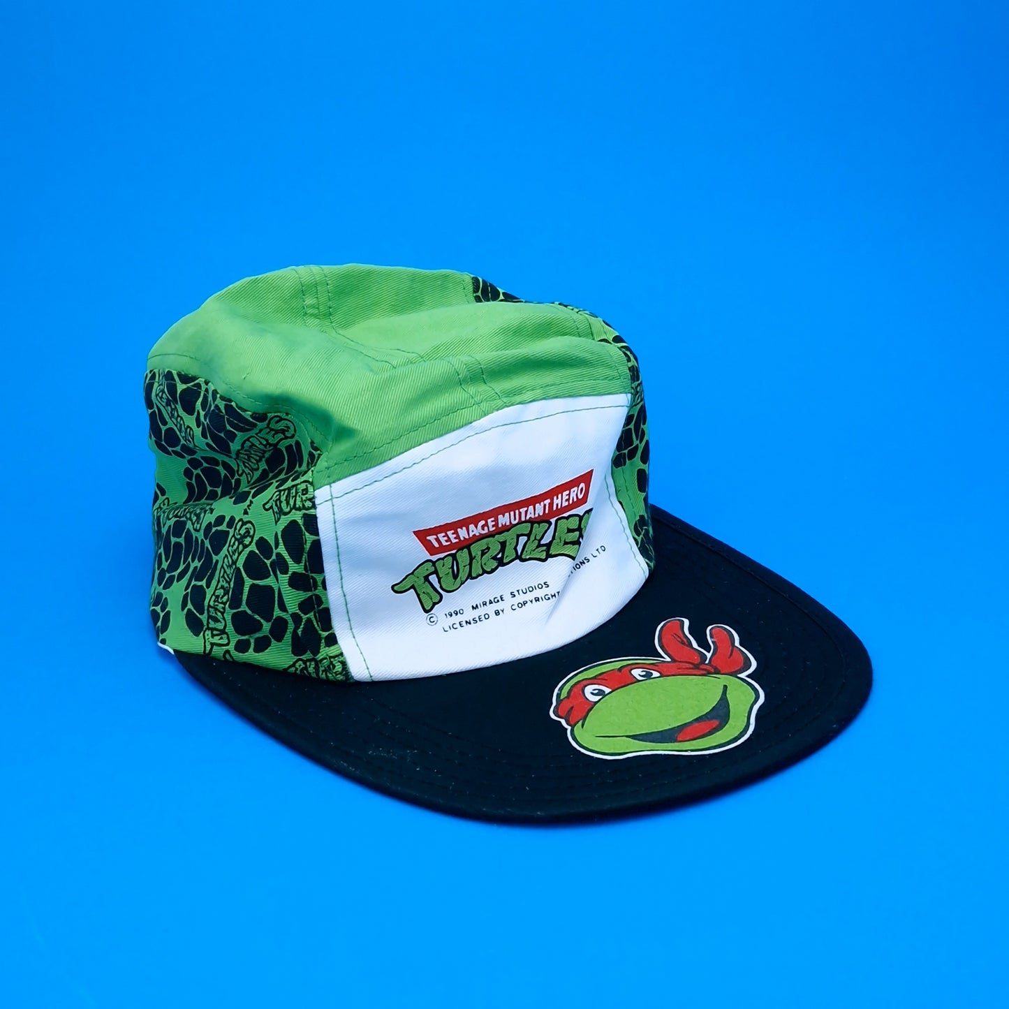 TEENAGE MUTANT HERO TURTLES ☆ HAT CAP Vintage Raphael ☆ Ninja 1990 Mirage Ninja