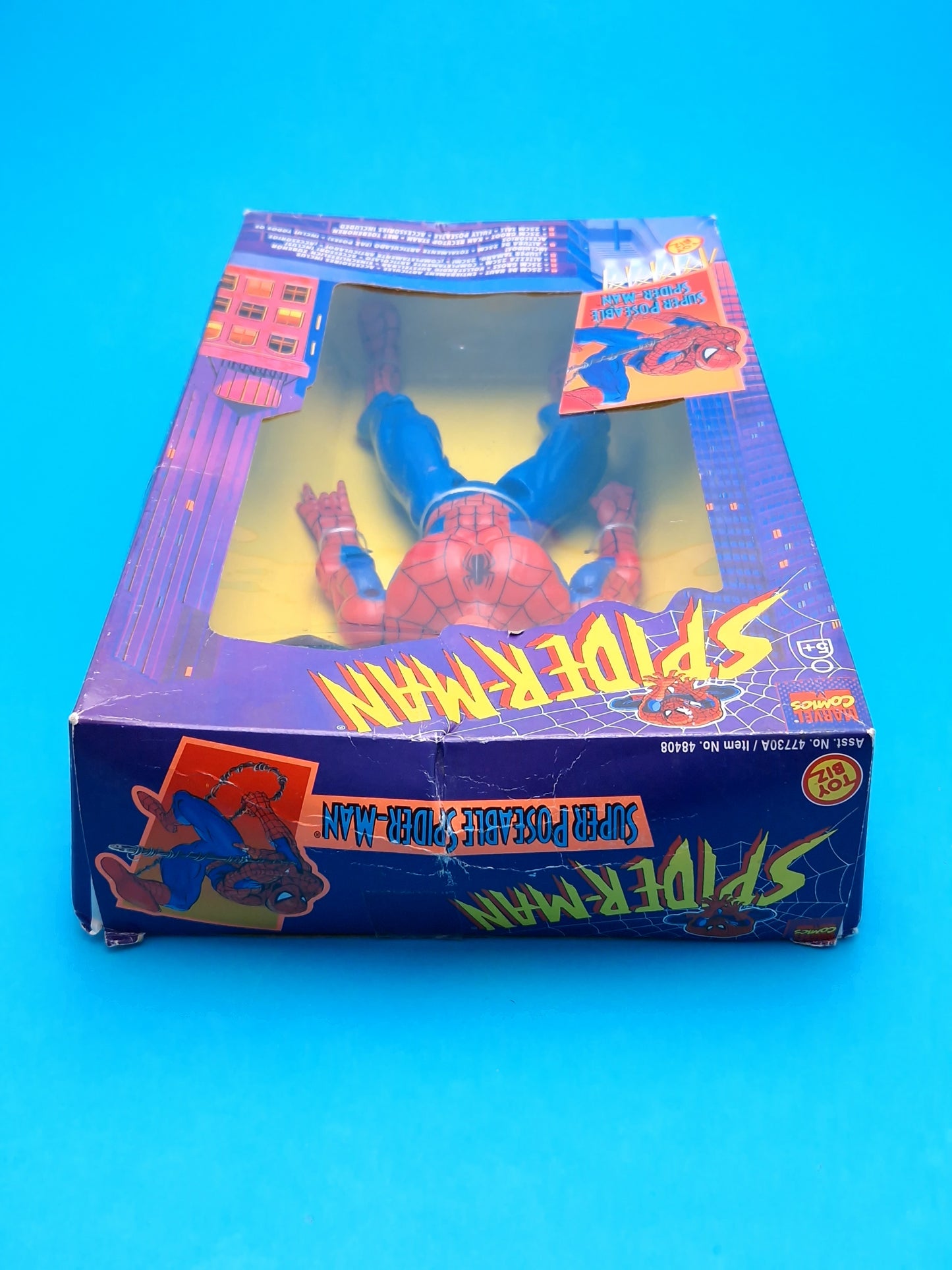 SPIDER-MAN ☆ 10" MARVEL Animated Series DELUXE Figure Doll ☆ Original Boxed Toybiz 90s