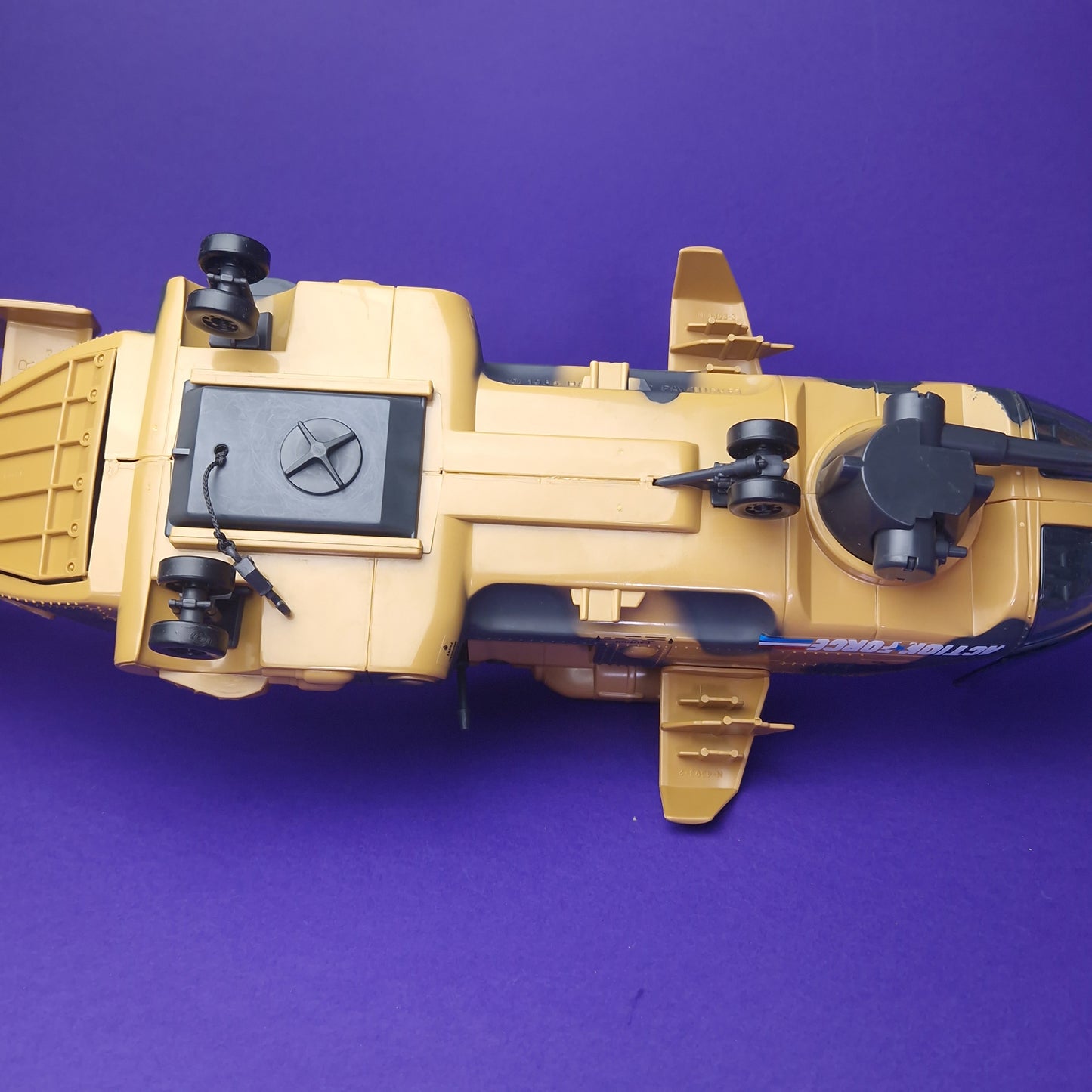 ACTION FORCE ☆ TOMAHAWK HELICOPTER Vehicle Lift Ticket Figure ☆ G.I JOE Hasbro 1986