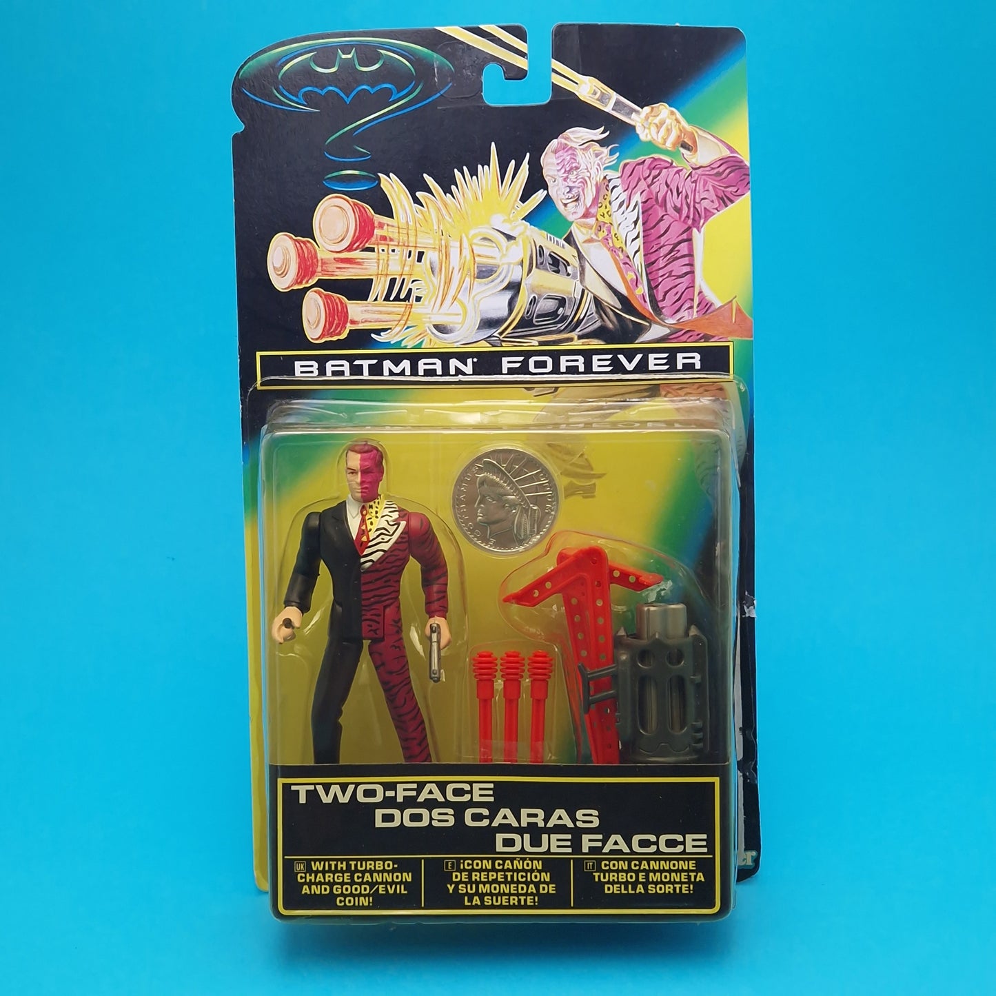 BATMAN FOREVER ☆ TWO-FACE Vintage Figure Loose Carded Kenner