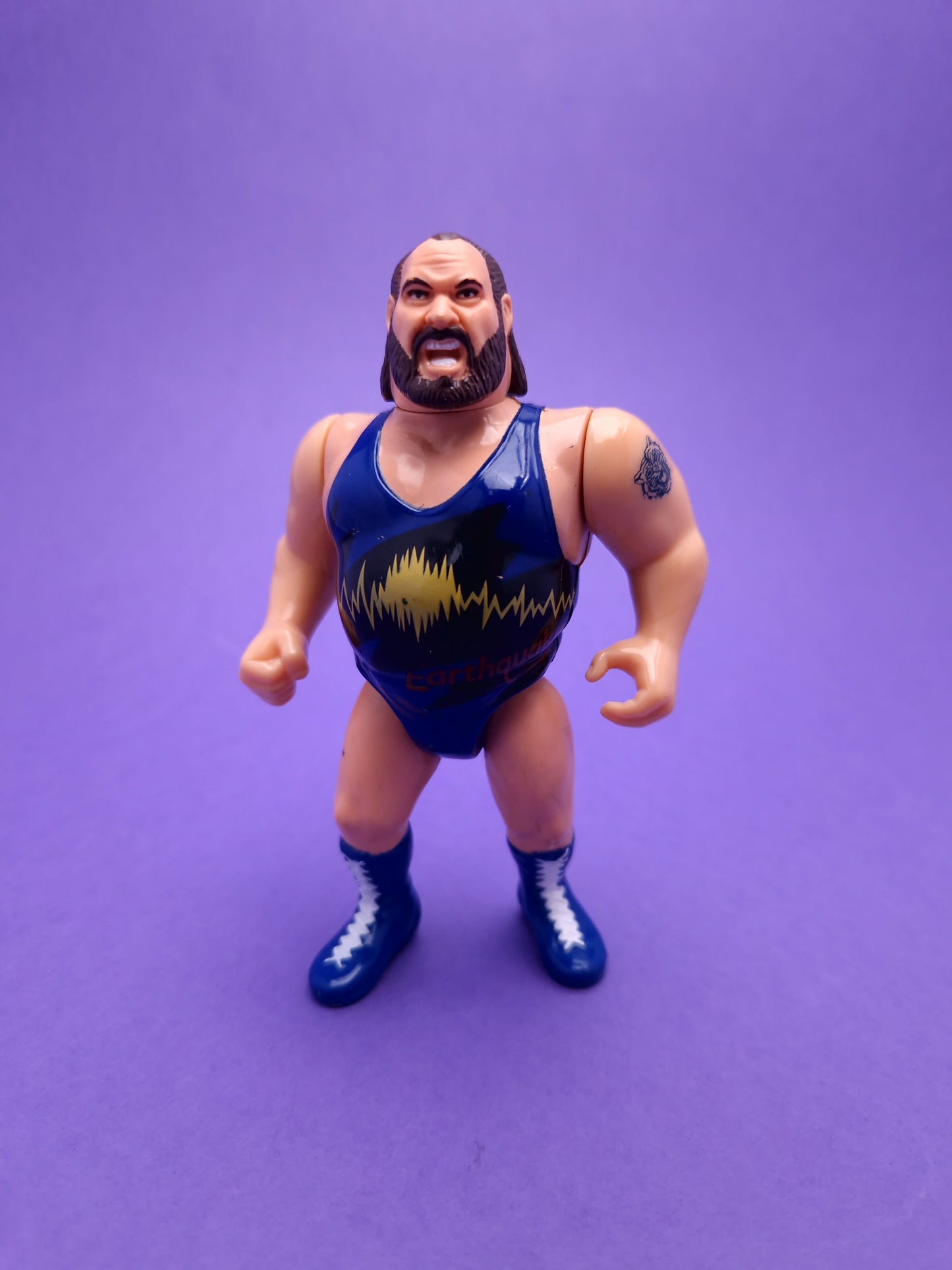 WWF HASBRO EARTHQUAKE Vintage Wrestling Figure ☆ Series 3 Original 90s Loose