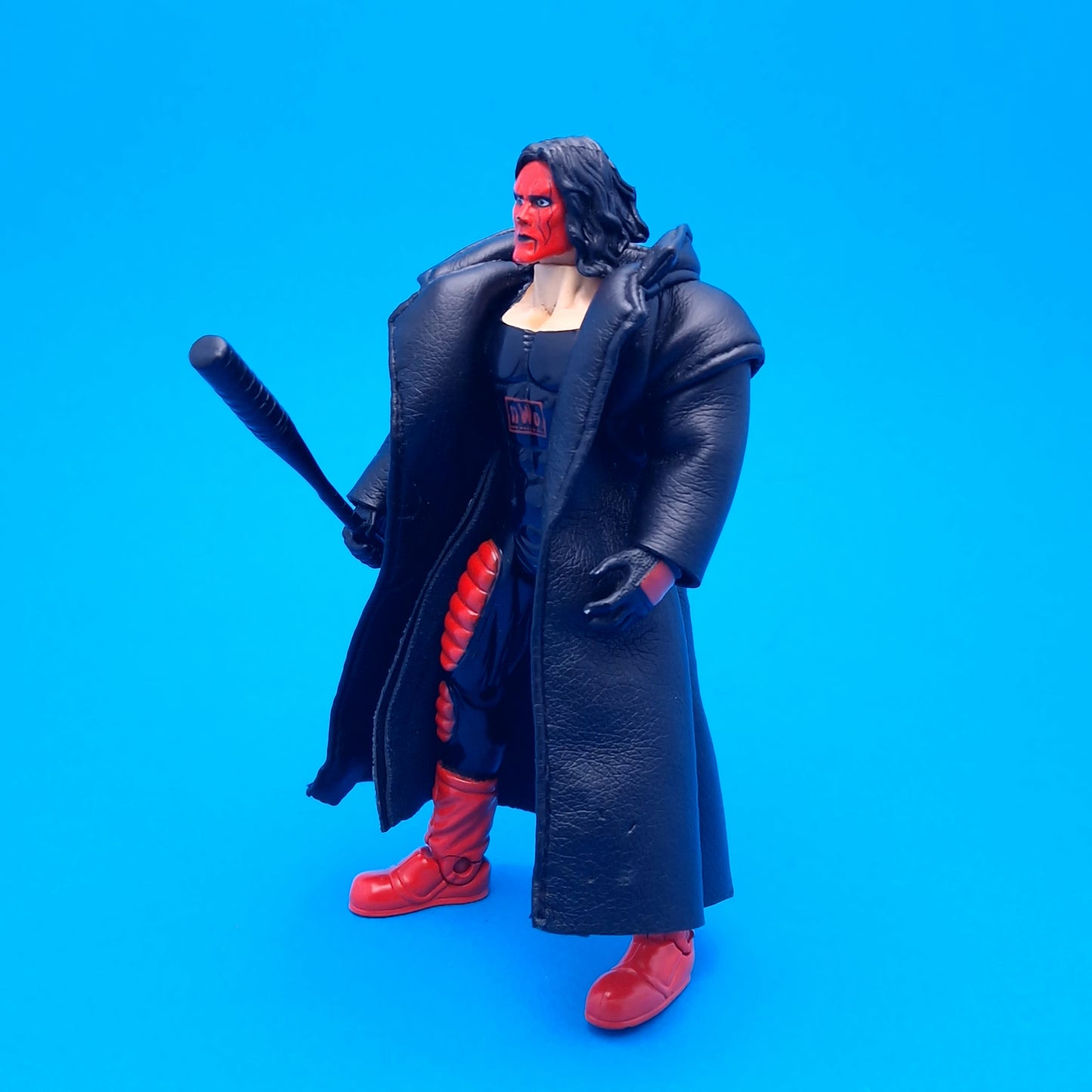WCW TOYBIZ ☆ SMASH n SLAM STING NWO Wolfpac Vintage Wrestling Figure ☆ Loose 90s