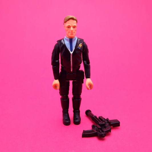 SPACE PRECINCT 2040 POLICE LIEUTENANT BROGAN Vintage Figure ☆ Original 90s Loose